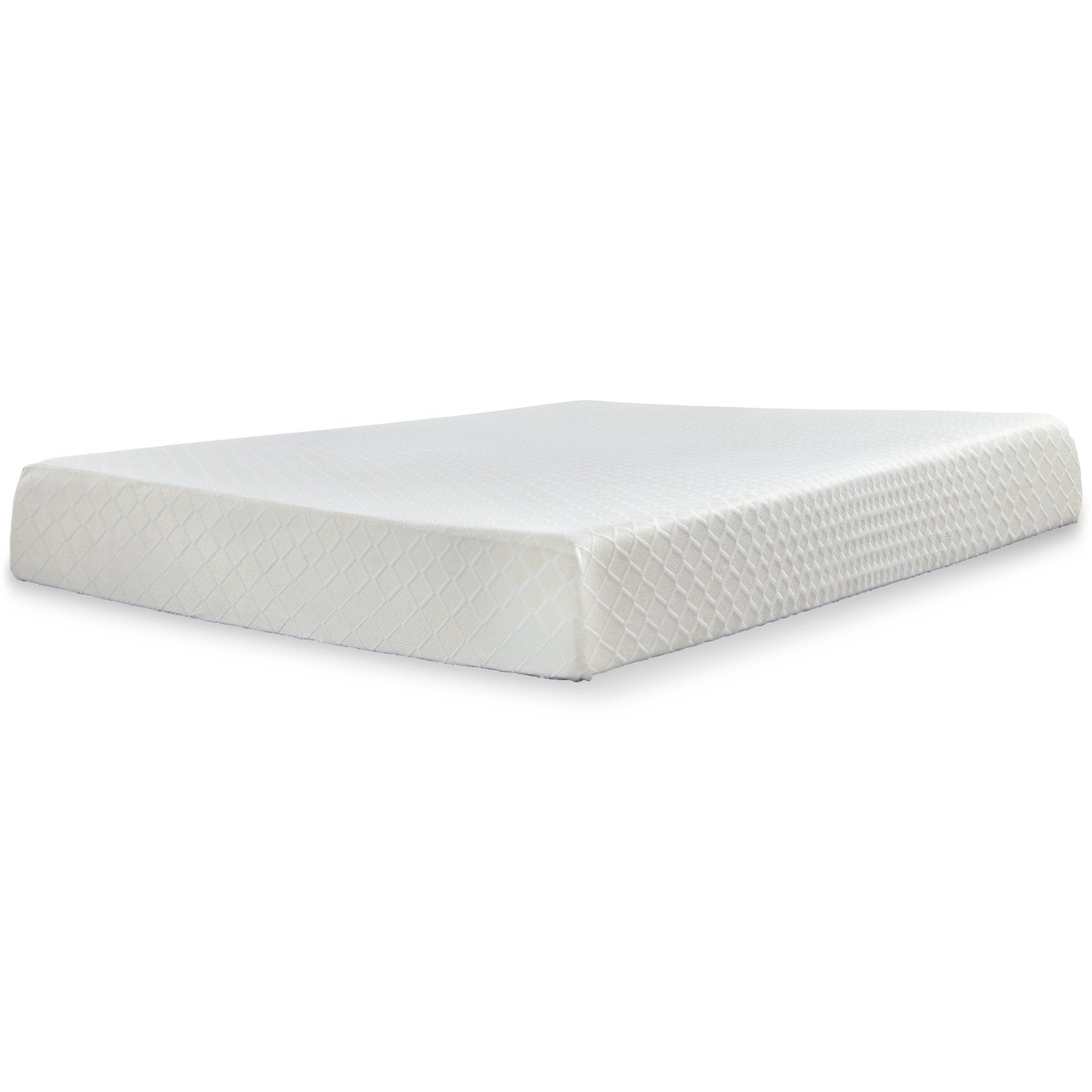 10 Inch Chime Memory Foam Mattress Set - Ideal Furniture (Fresno,CA) 