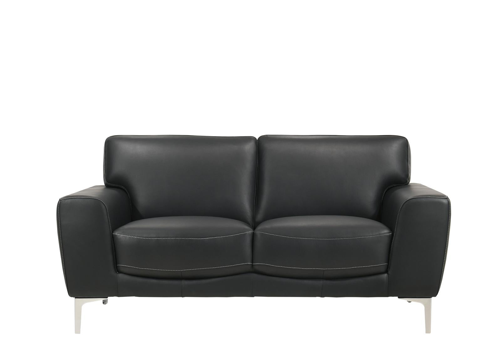 New Classic Carrara Loveseat in Black