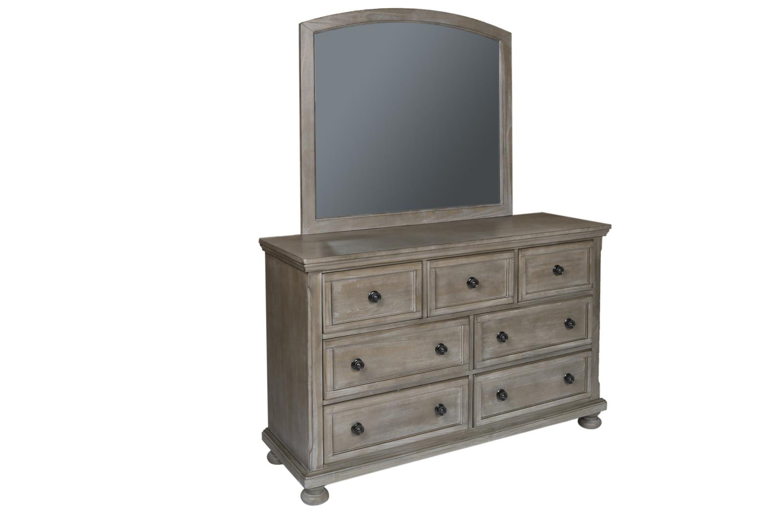 New Classic Furniture Allegra Youth Mirror in Pewter - Ideal Furniture (Fresno,CA) 