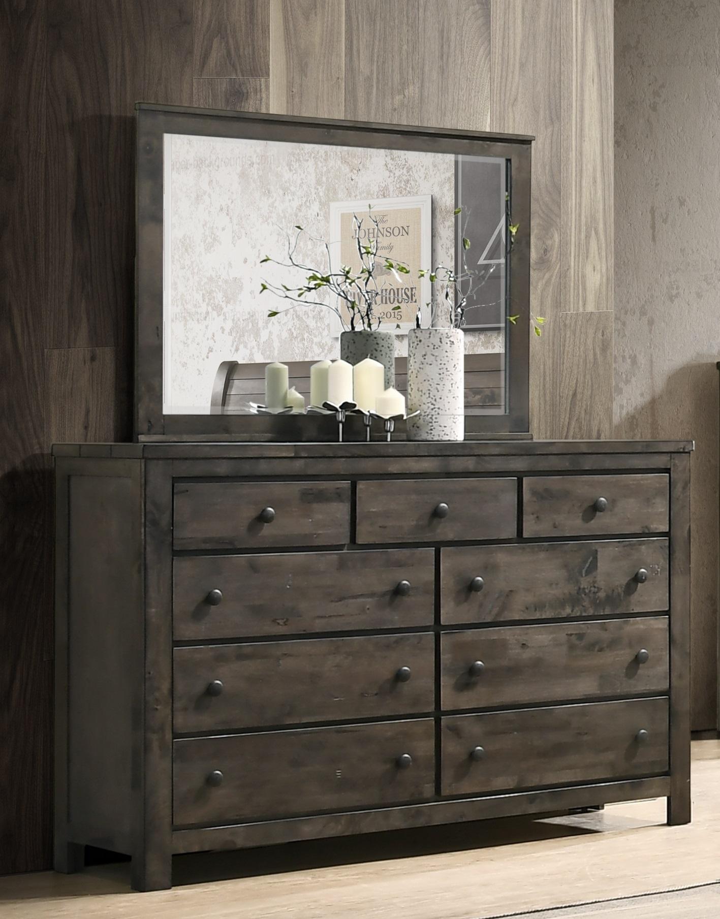 New Classic Furniture Blue Ridge Dresser in Rustic Gray