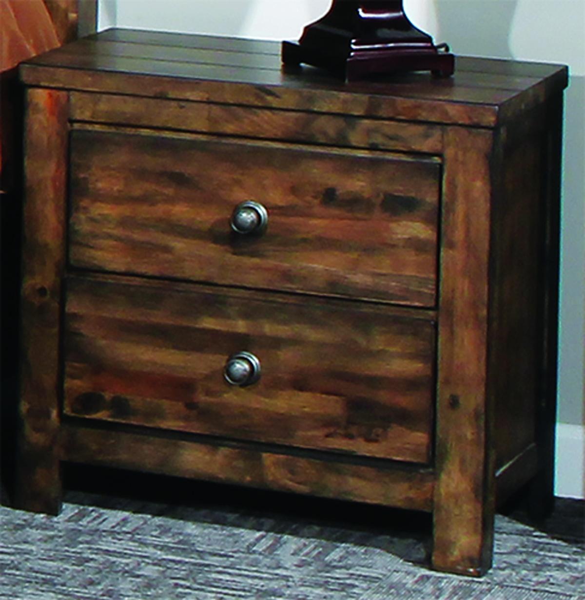 New Classic Furniture Blue Ridge Nightstand in Rustic Gray image