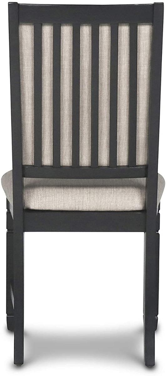 New Classic Furniture Prairie Point Side Chair in Black (Set of 2)