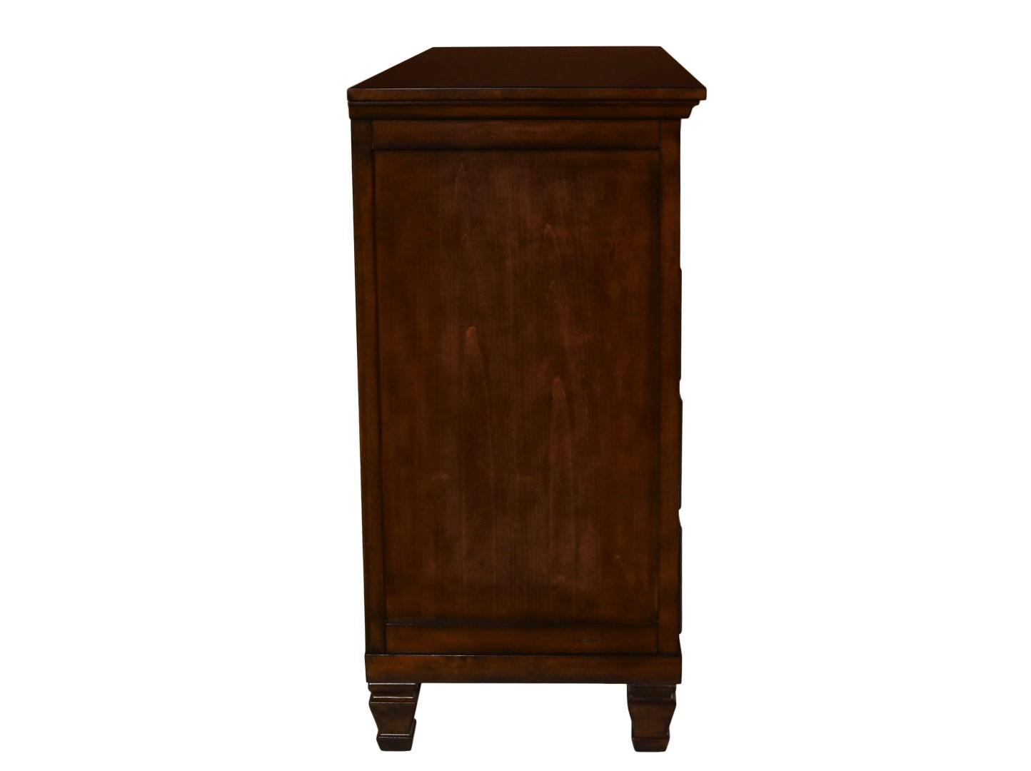 New Classic Furniture Tamarack Media Chest in Brown Cherry