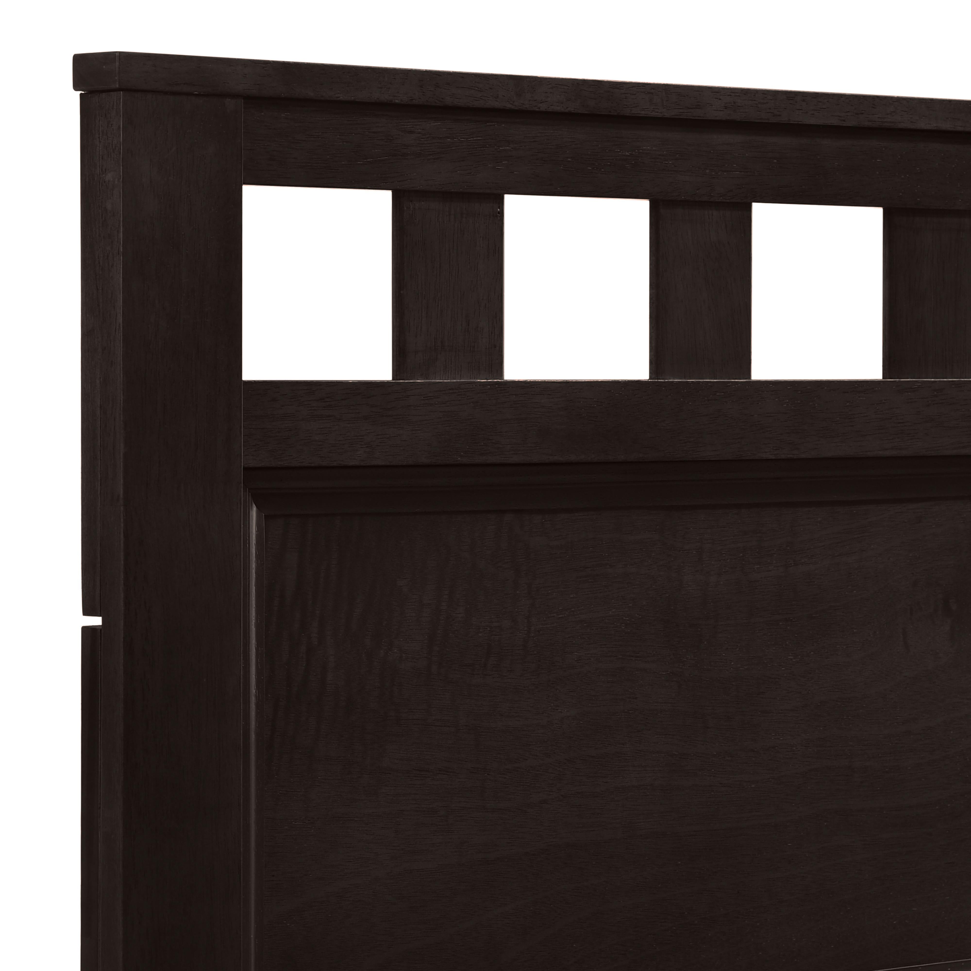 PISCES 4/6 F PANEL BED-HB/FB/RAILS-MERLOT - Ideal Furniture (Fresno,CA) 