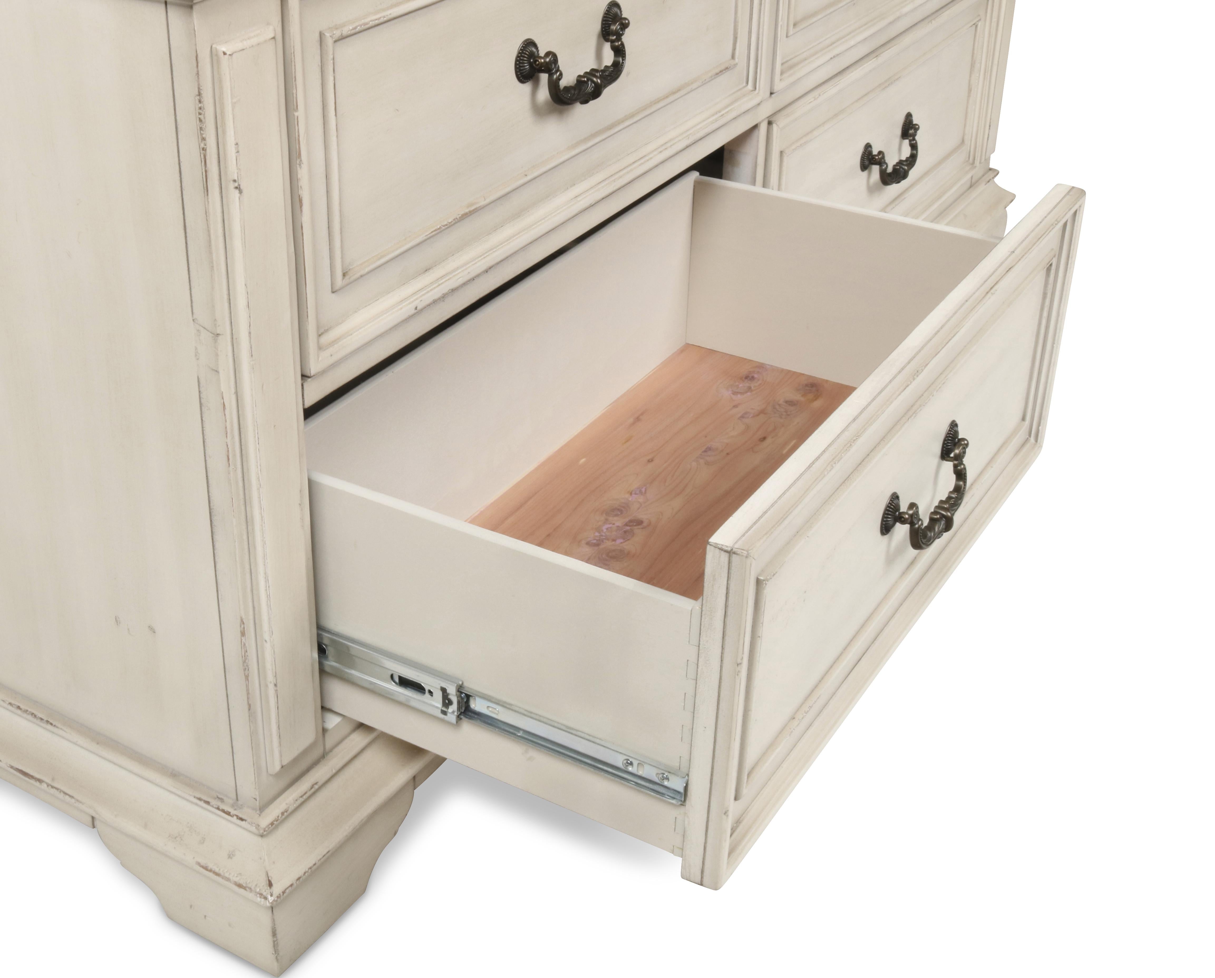 ANASTASIA DRESSER - ANT. WHITE - Ideal Furniture (Fresno,CA) 