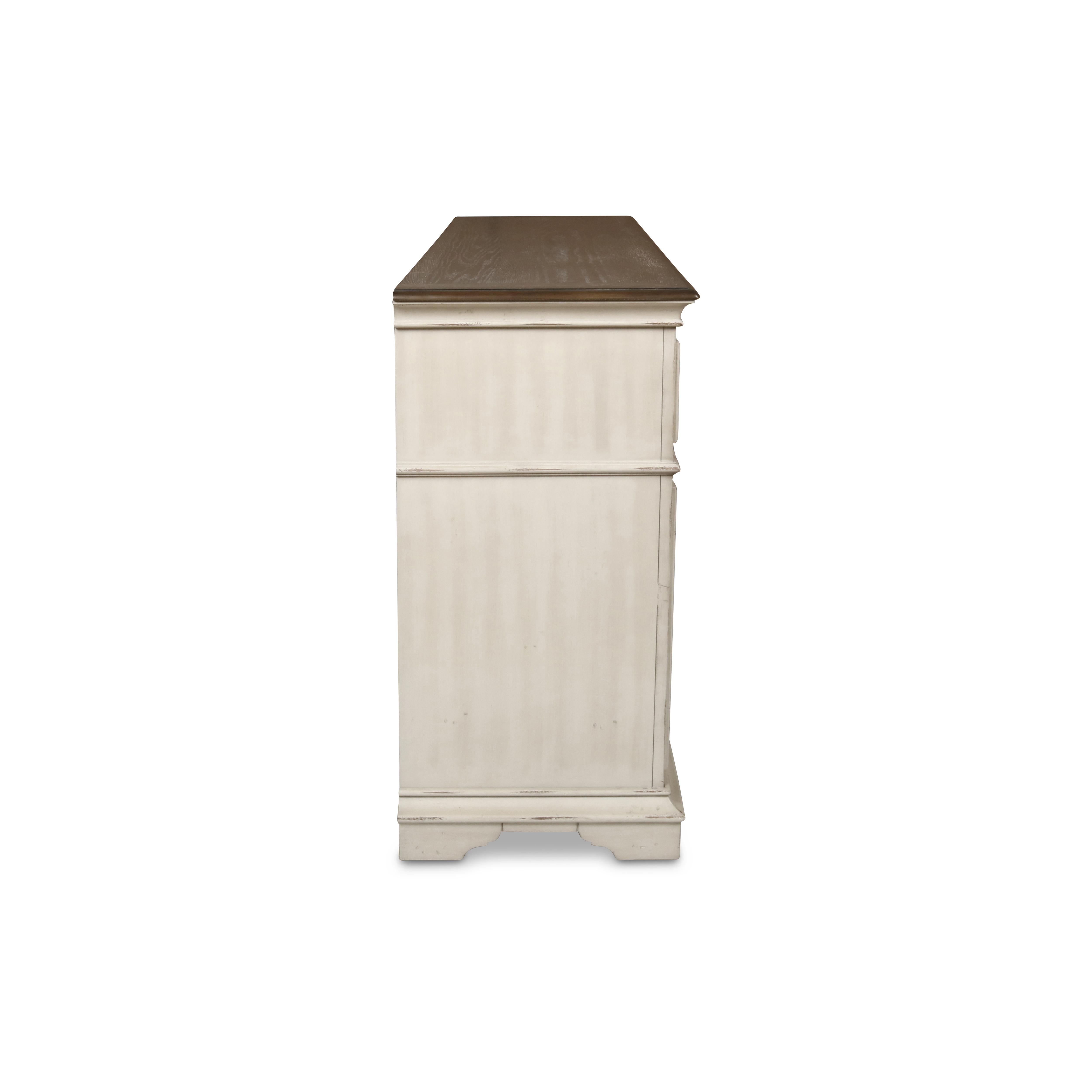 ANASTASIA DRESSER - ANT. WHITE - Ideal Furniture (Fresno,CA) 