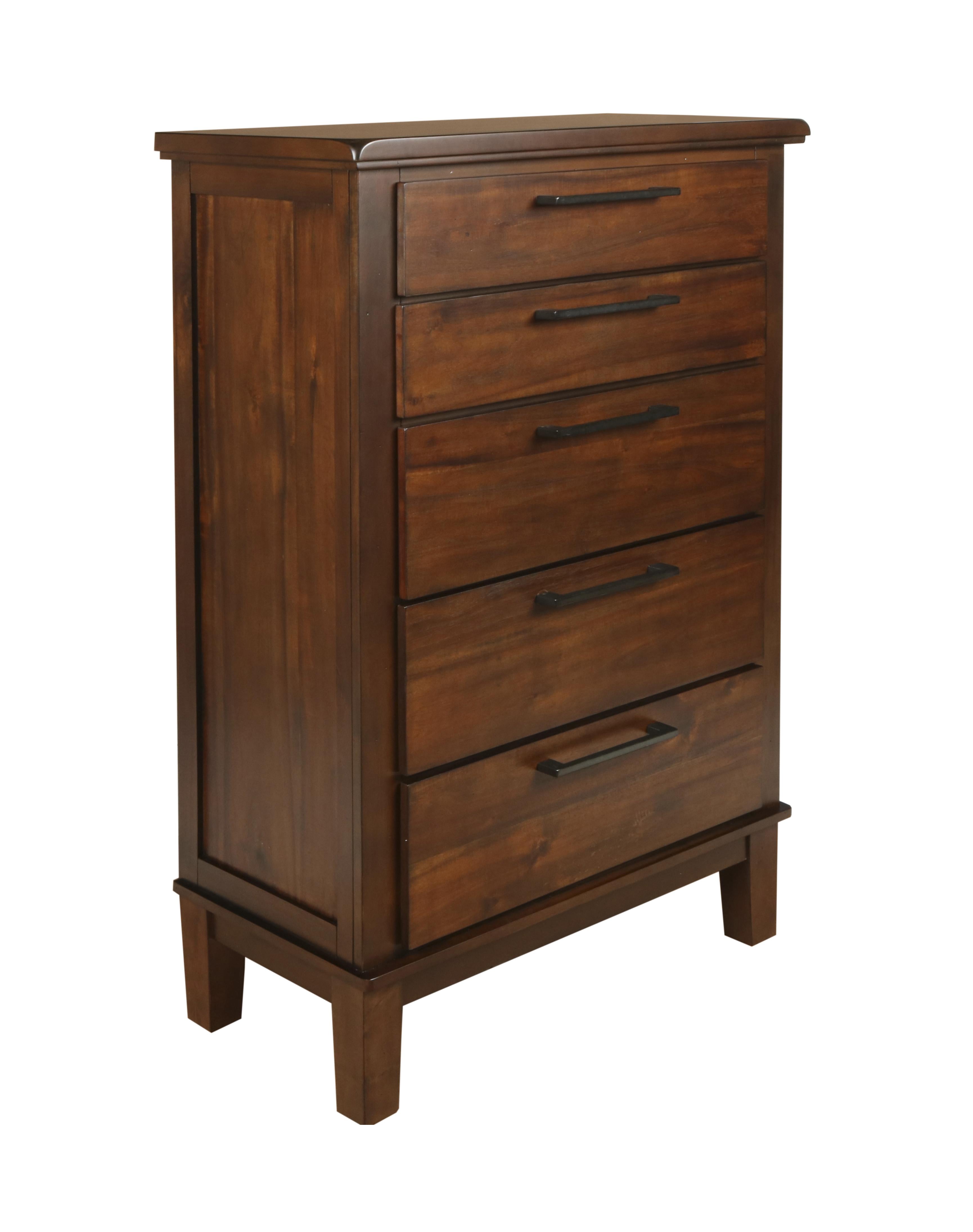 CAGNEY CHEST - CHESTNUT - Ideal Furniture (Fresno,CA) 
