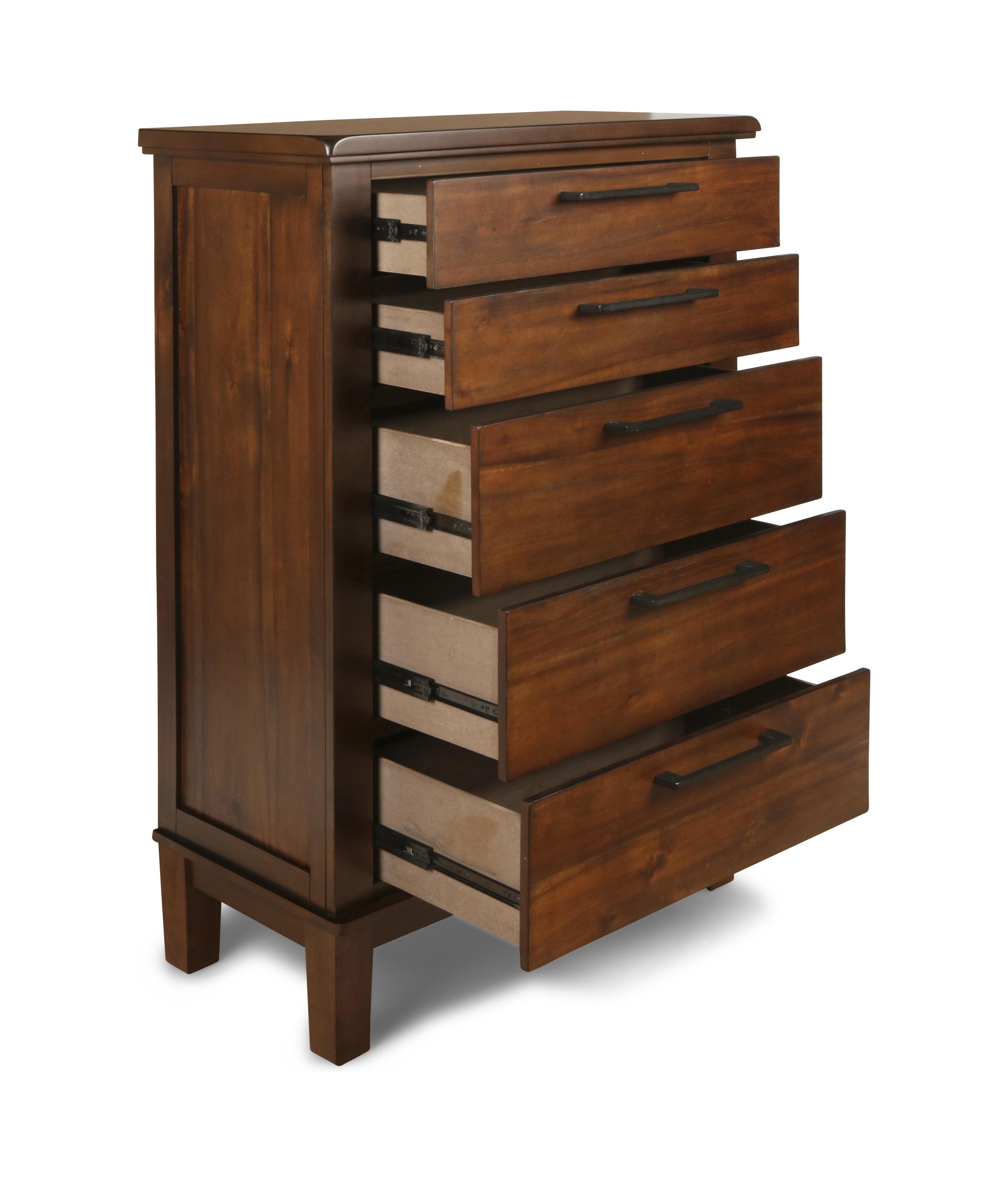 CAGNEY CHEST - CHESTNUT - Ideal Furniture (Fresno,CA) 