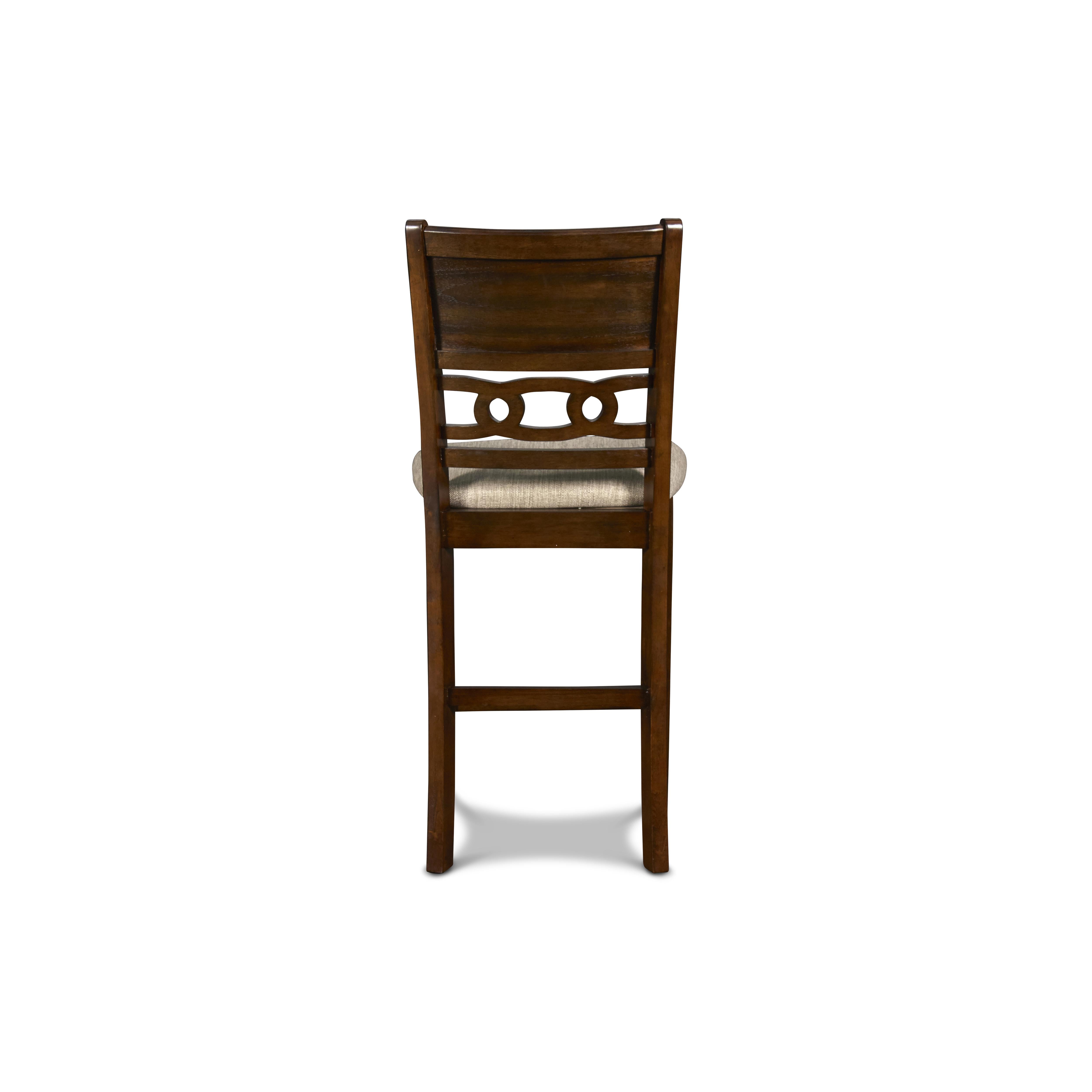 GIA ROUND COUNTER DINING 5 PC SET - CHERRY - Ideal Furniture (Fresno,CA) 