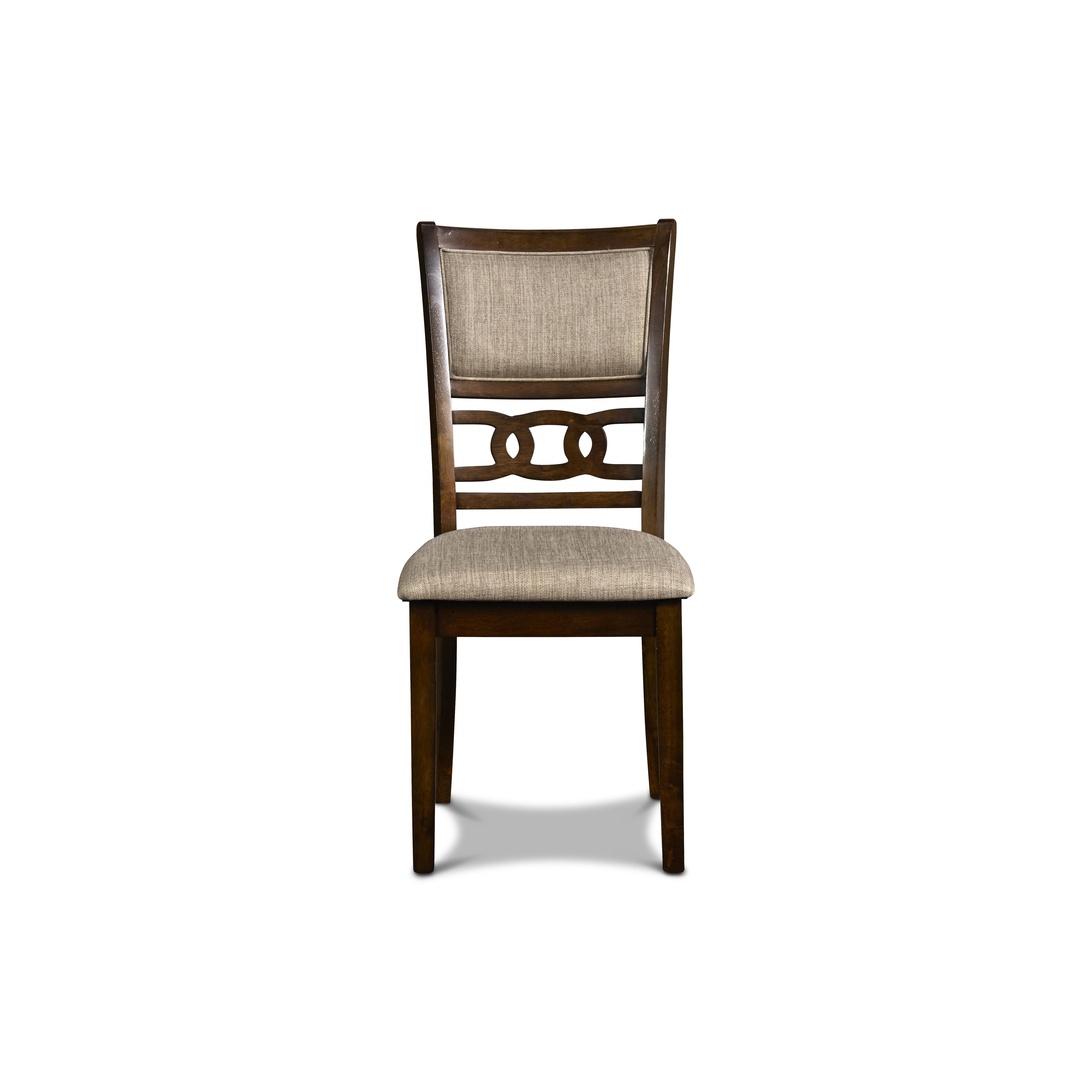 GIA ROUND DINING 5 PC SET - CHERRY - Ideal Furniture (Fresno,CA) 