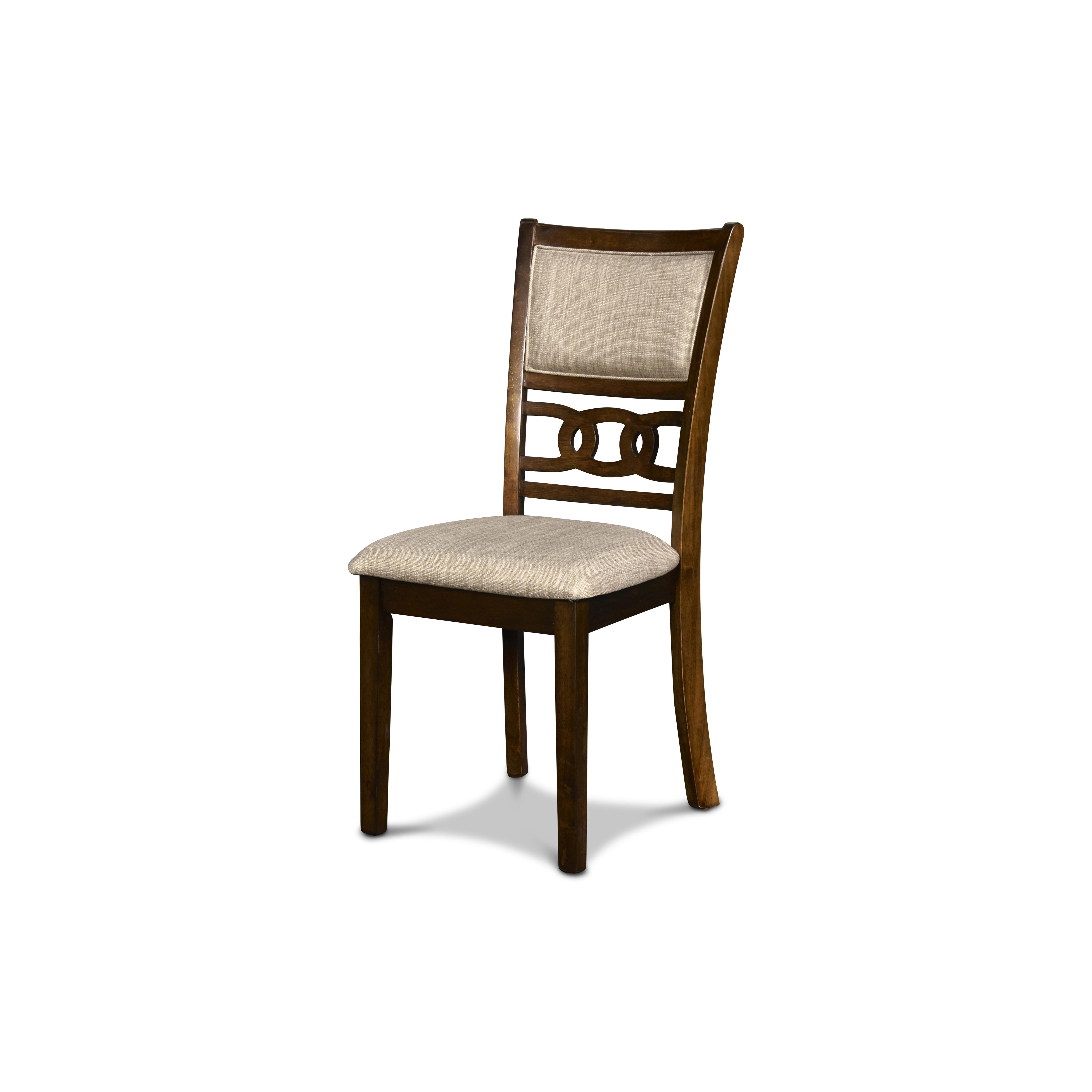 GIA ROUND DINING 5 PC SET - CHERRY - Ideal Furniture (Fresno,CA) 
