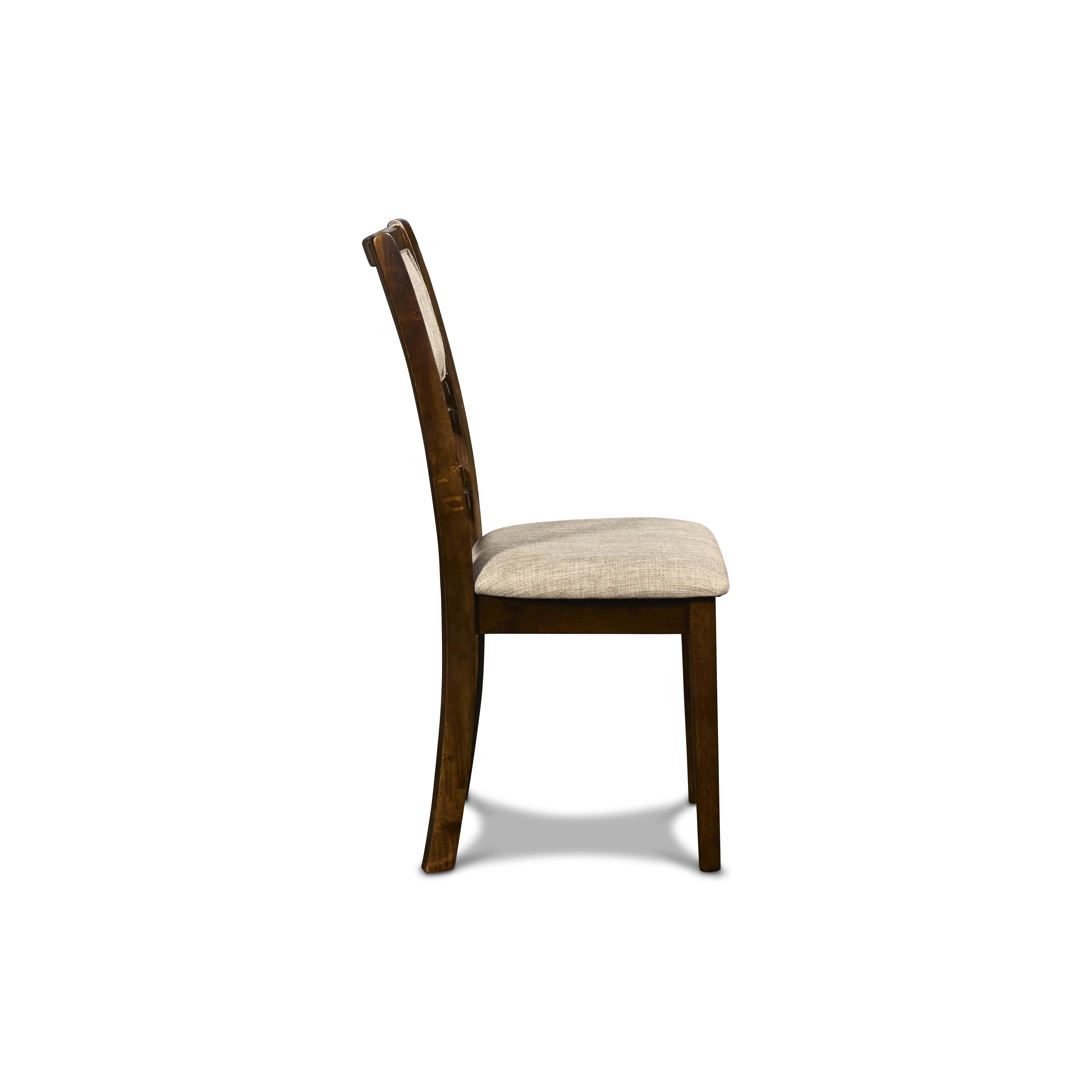 GIA ROUND DINING 5 PC SET - CHERRY - Ideal Furniture (Fresno,CA) 