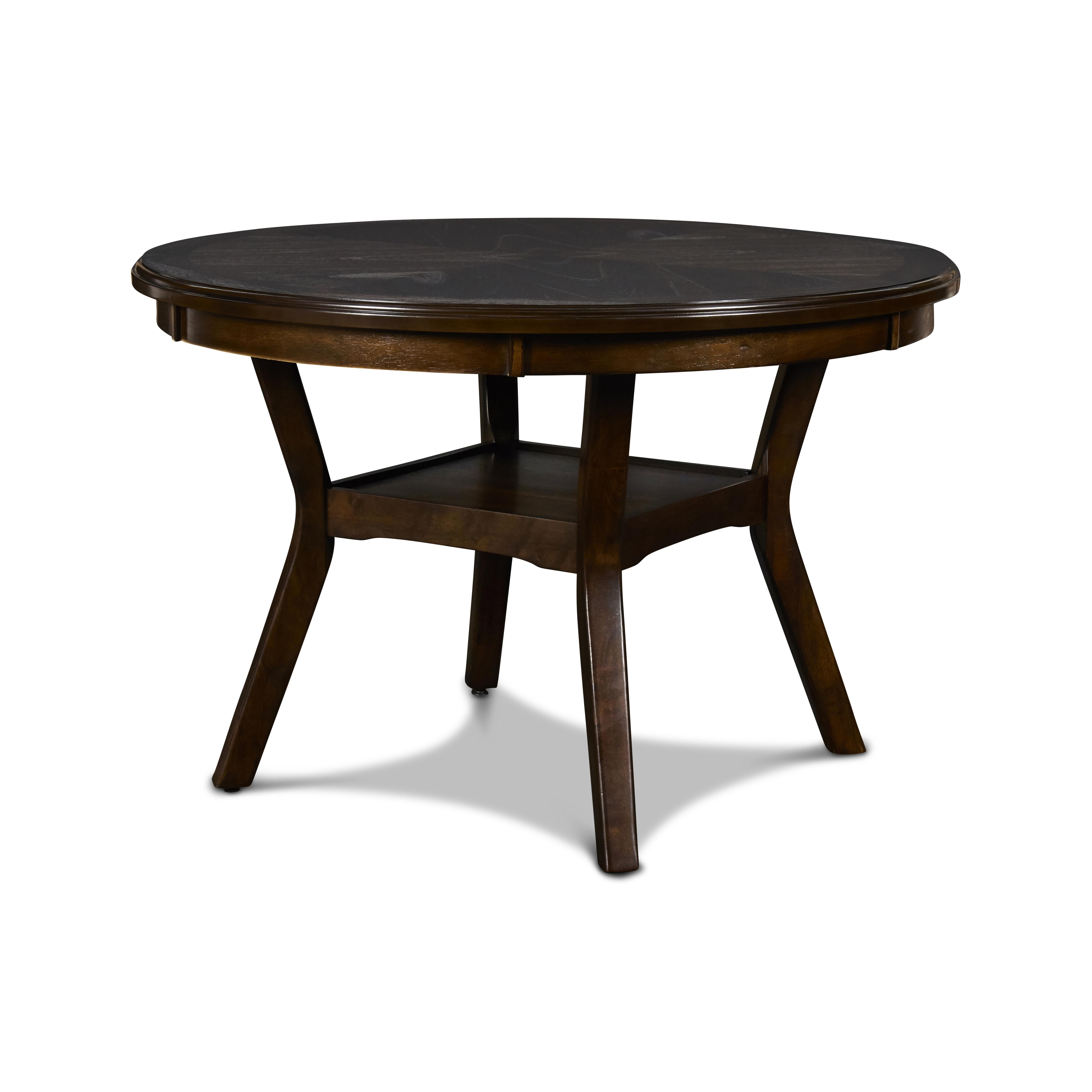 GIA ROUND DINING 5 PC SET - CHERRY