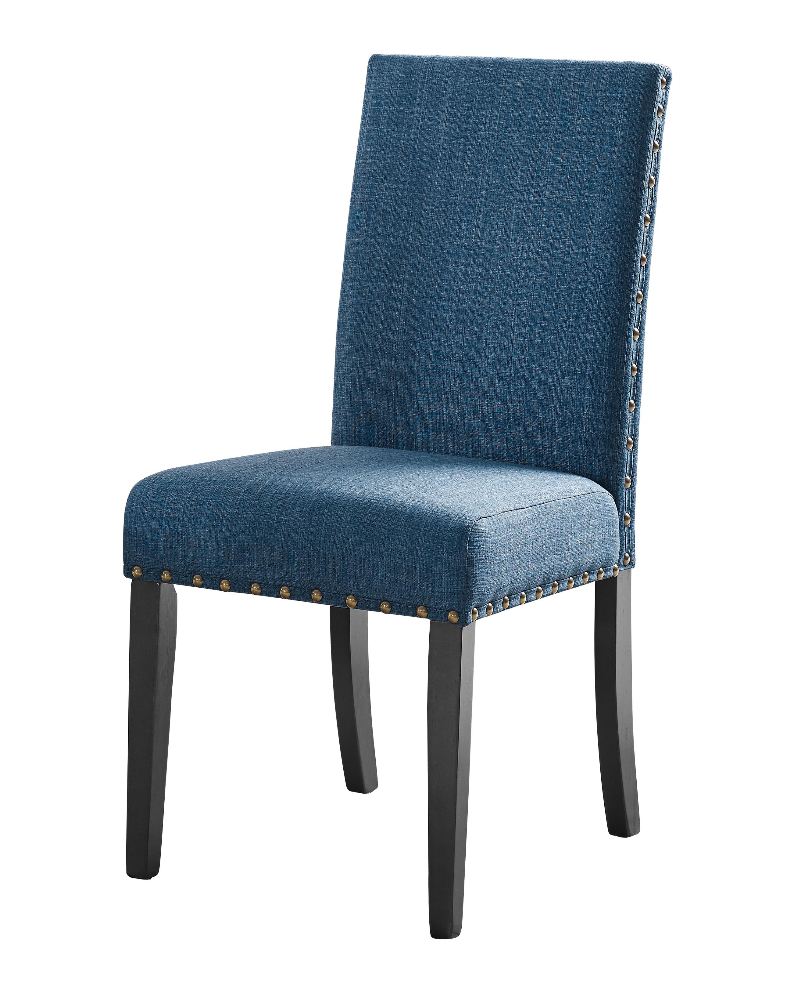 CRISPIN MARINE BLUE DINING CHAIR- (2/Ctn) - Ideal Furniture (Fresno,CA) 