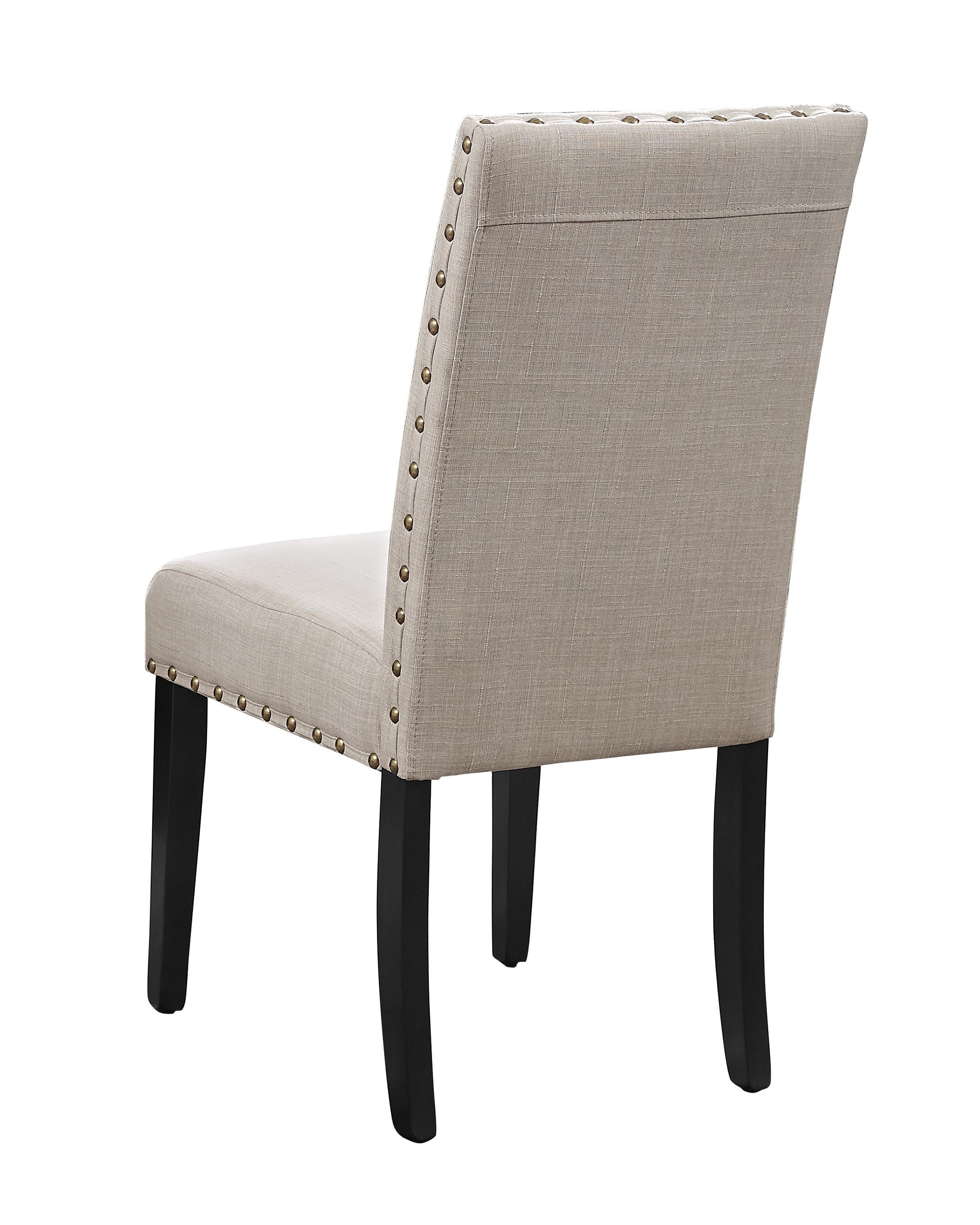 CRISPIN NATURAL BEIGE DINING CHAIR- (2/Ctn) - Ideal Furniture (Fresno,CA) 