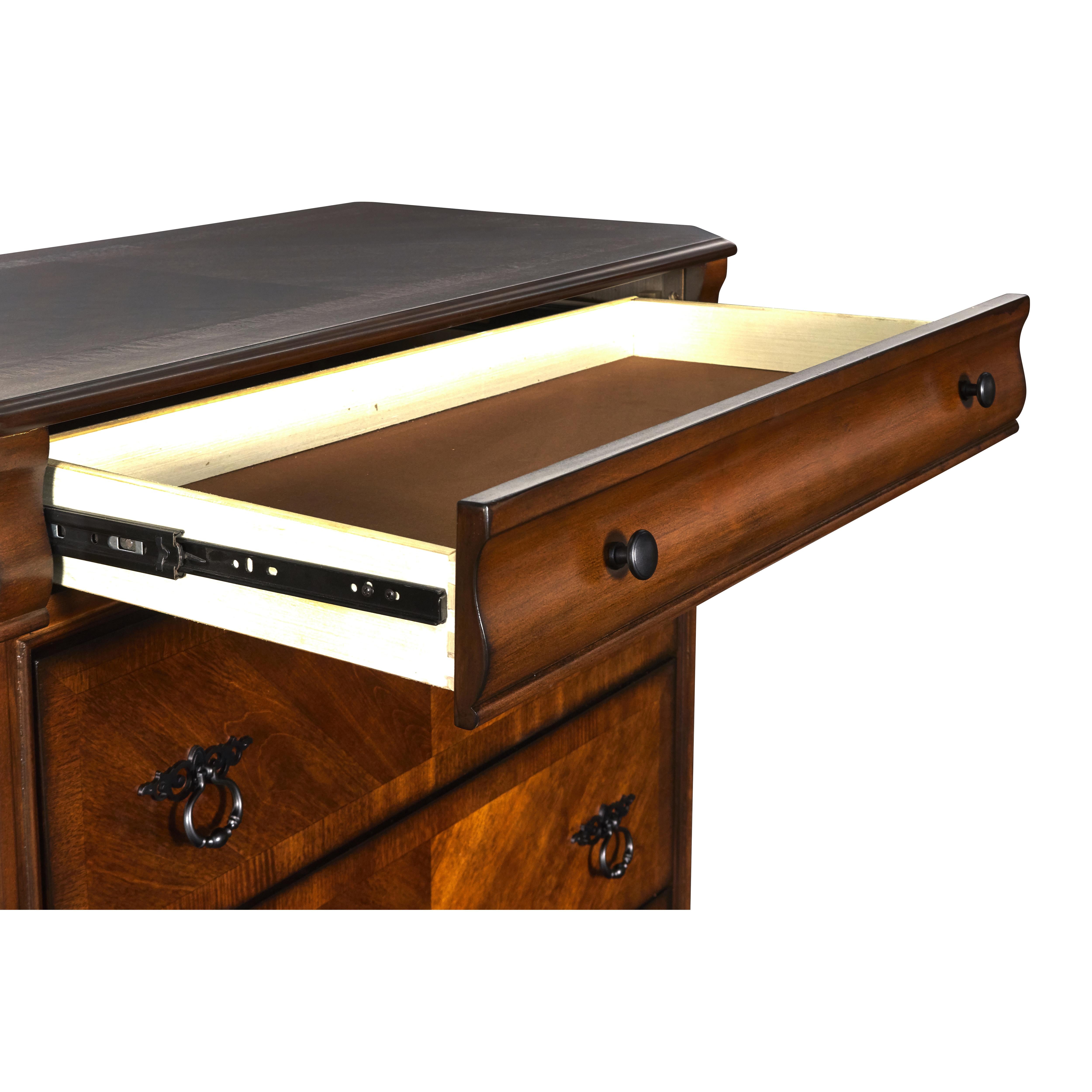 SHERIDAN CHEST- BURNISHED CHERRY - Ideal Furniture (Fresno,CA) 