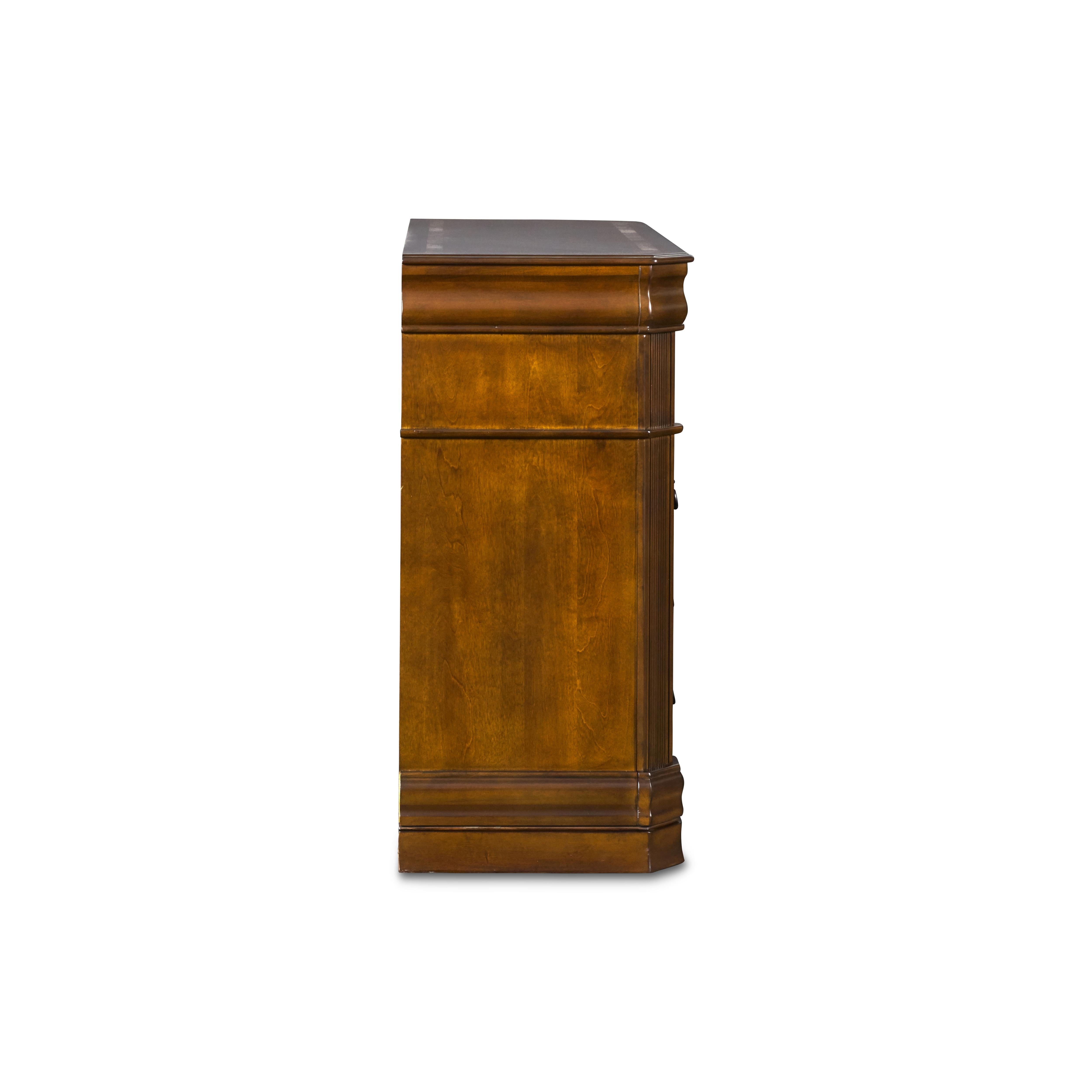 SHERIDAN MEDIA CHEST- BURNISHED CHERRY - Ideal Furniture (Fresno,CA) 