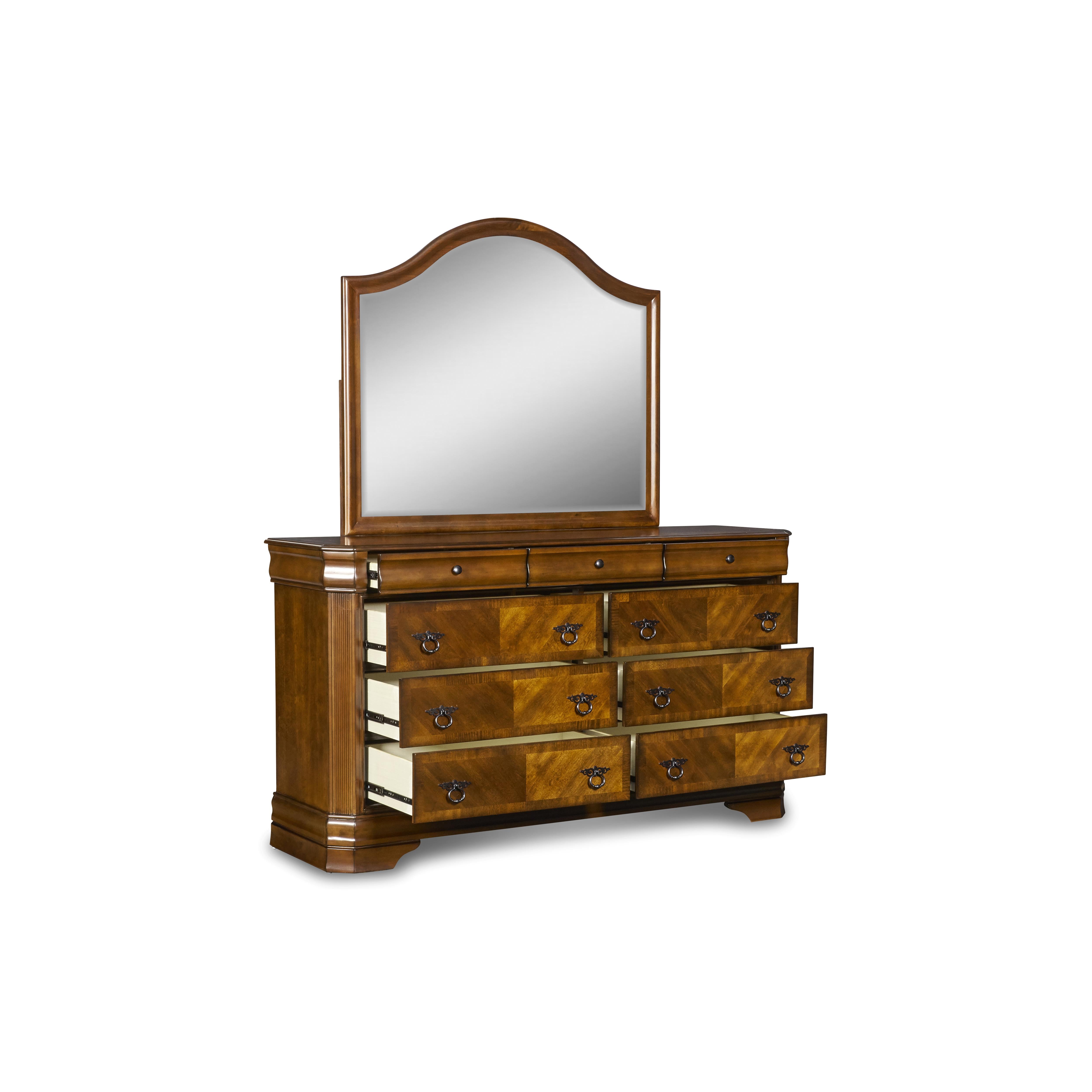 SHERIDAN DRESSER- BURNISHED CHERRY - Ideal Furniture (Fresno,CA) 