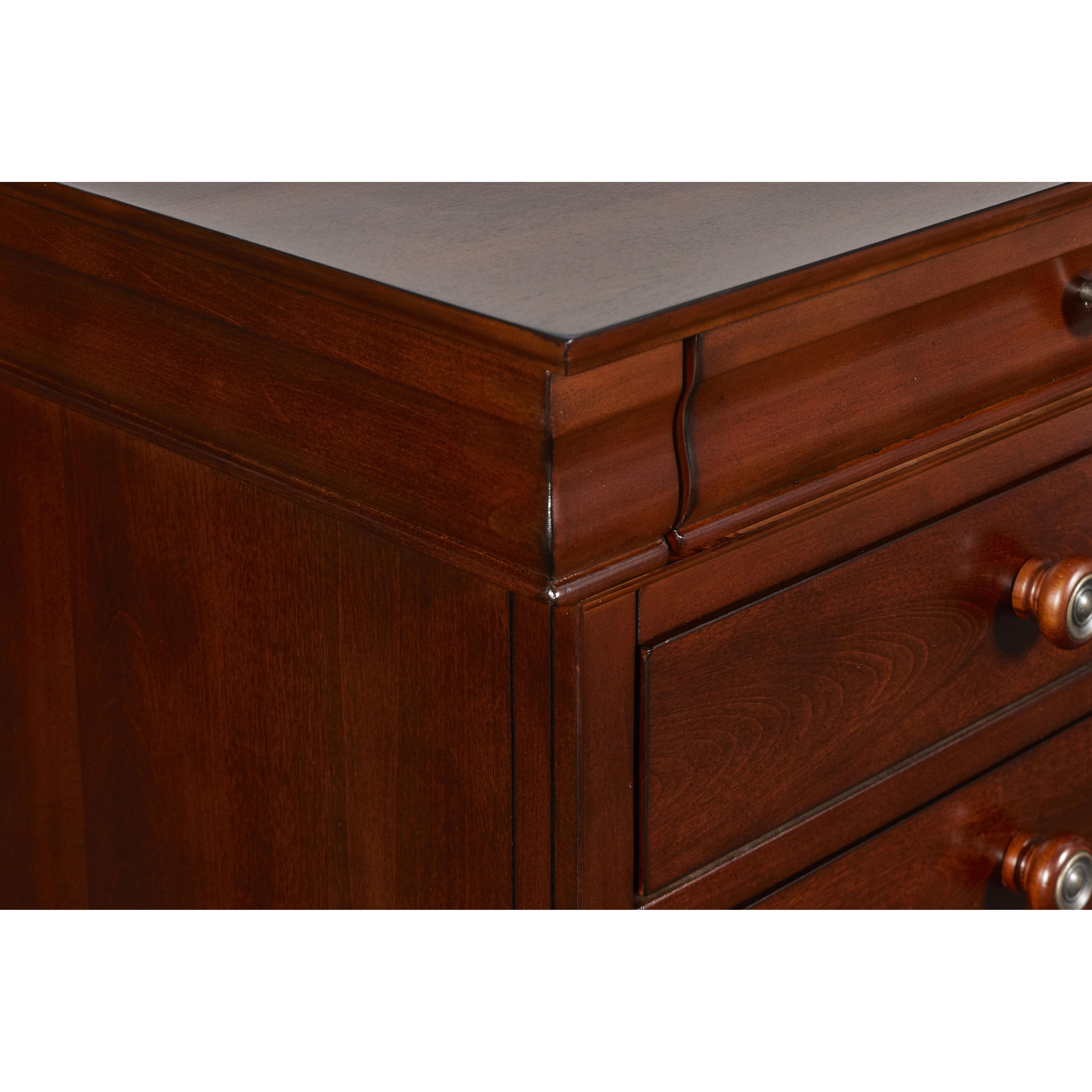 VERSAILLES NIGHTSTAND- BORDEAUX - Ideal Furniture (Fresno,CA) 