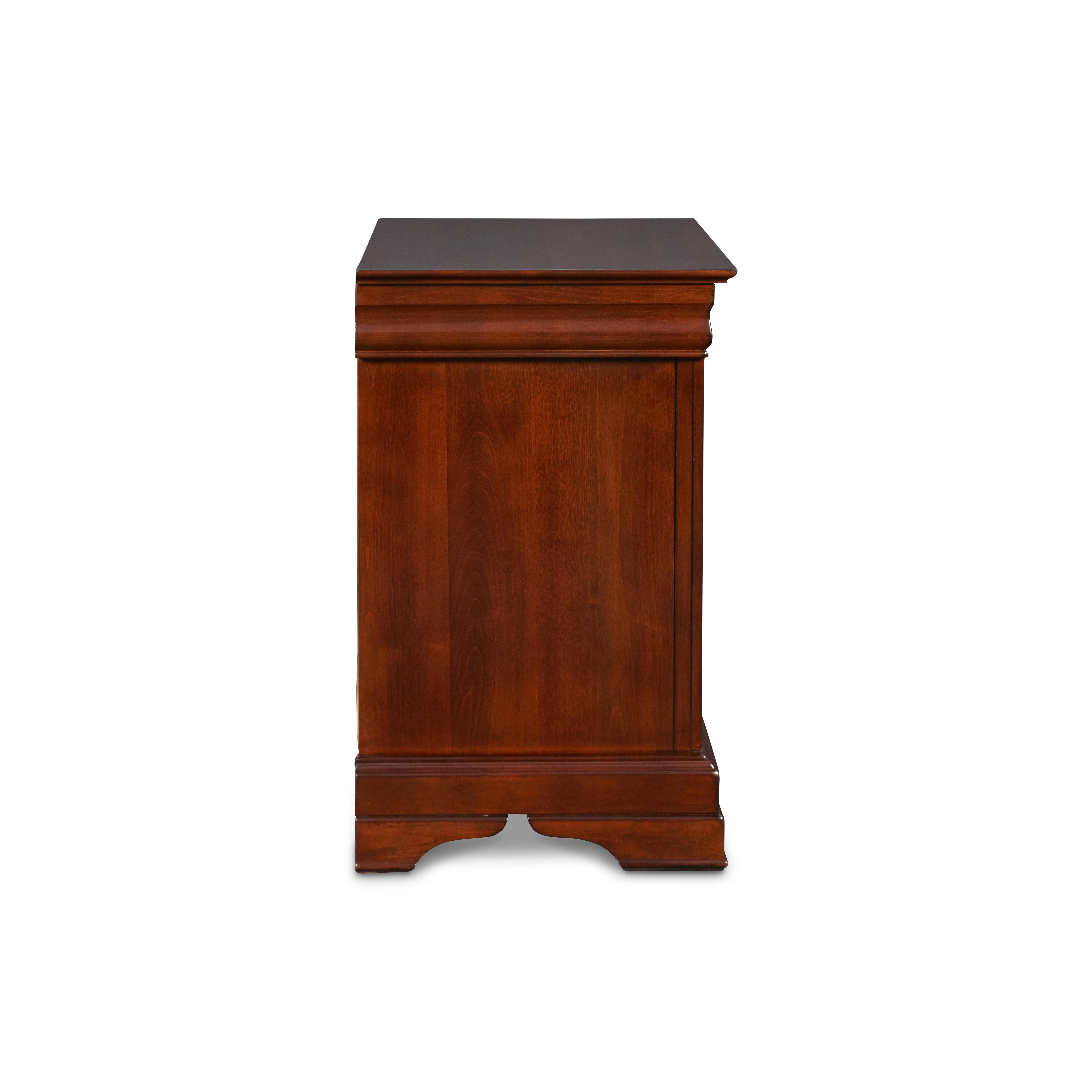 VERSAILLES NIGHTSTAND- BORDEAUX - Ideal Furniture (Fresno,CA) 