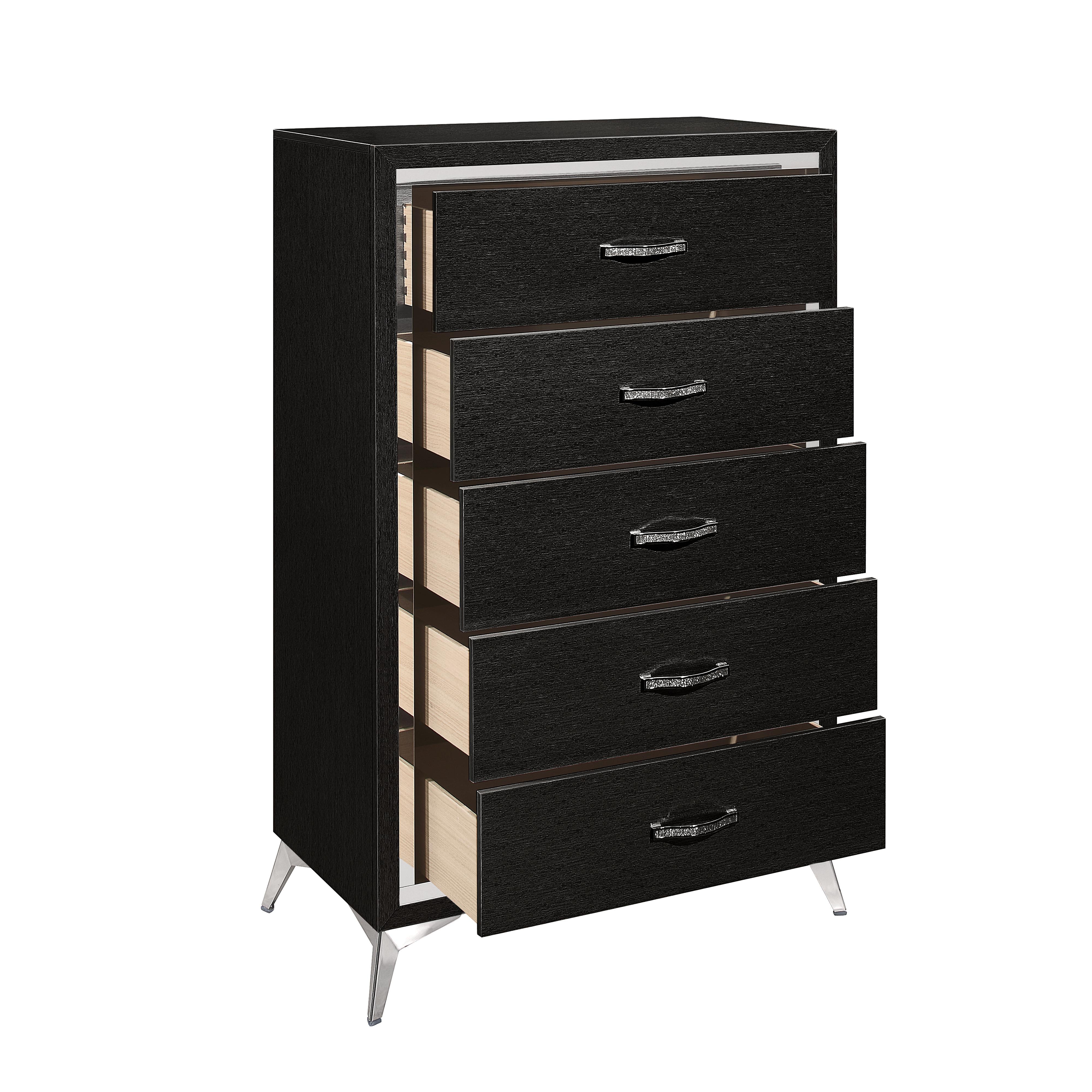 HUXLEY CHEST-BLACK - Ideal Furniture (Fresno,CA) 