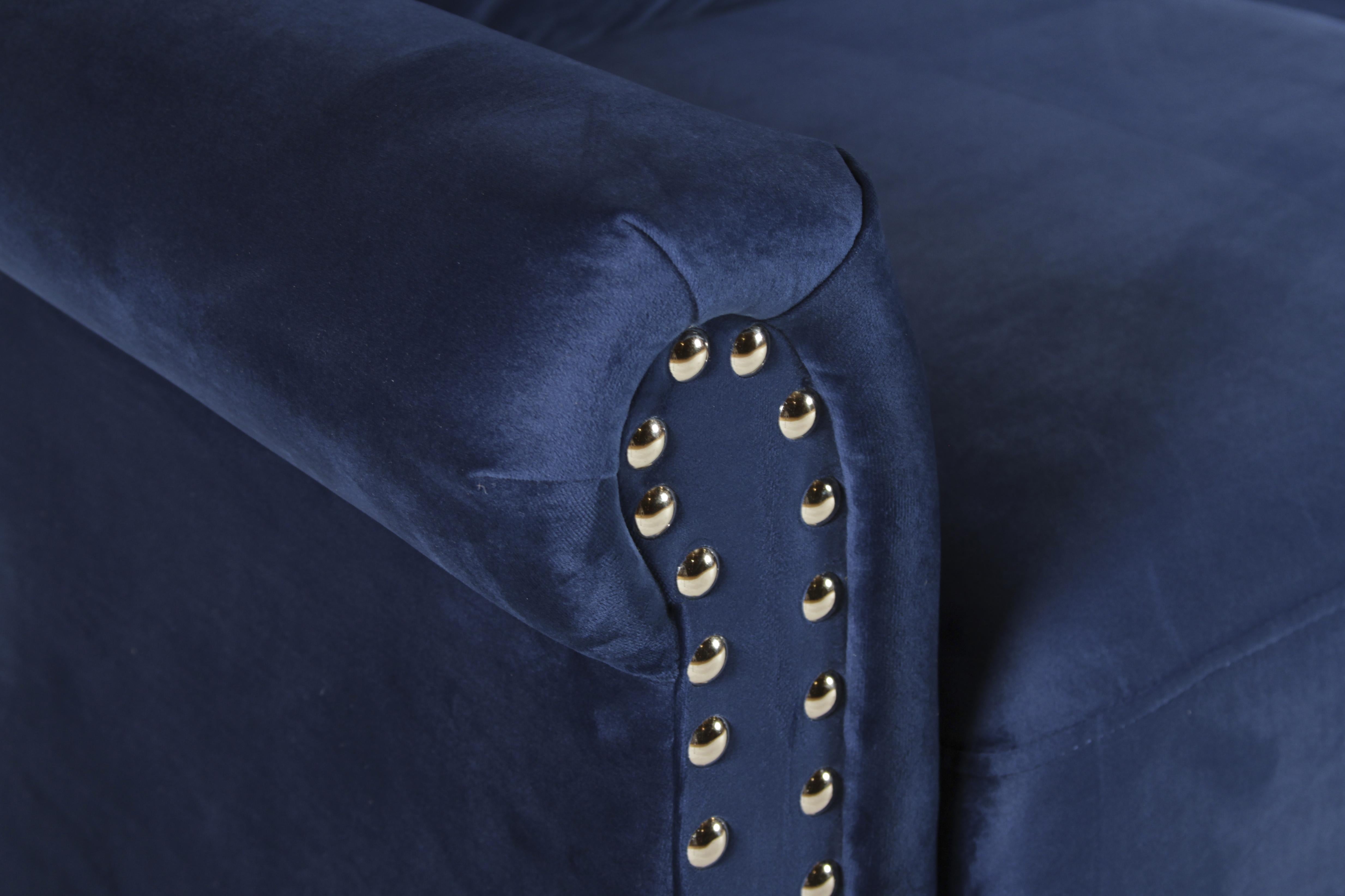 ALANI LOVESEAT-DEEP BLUE - Ideal Furniture (Fresno,CA) 