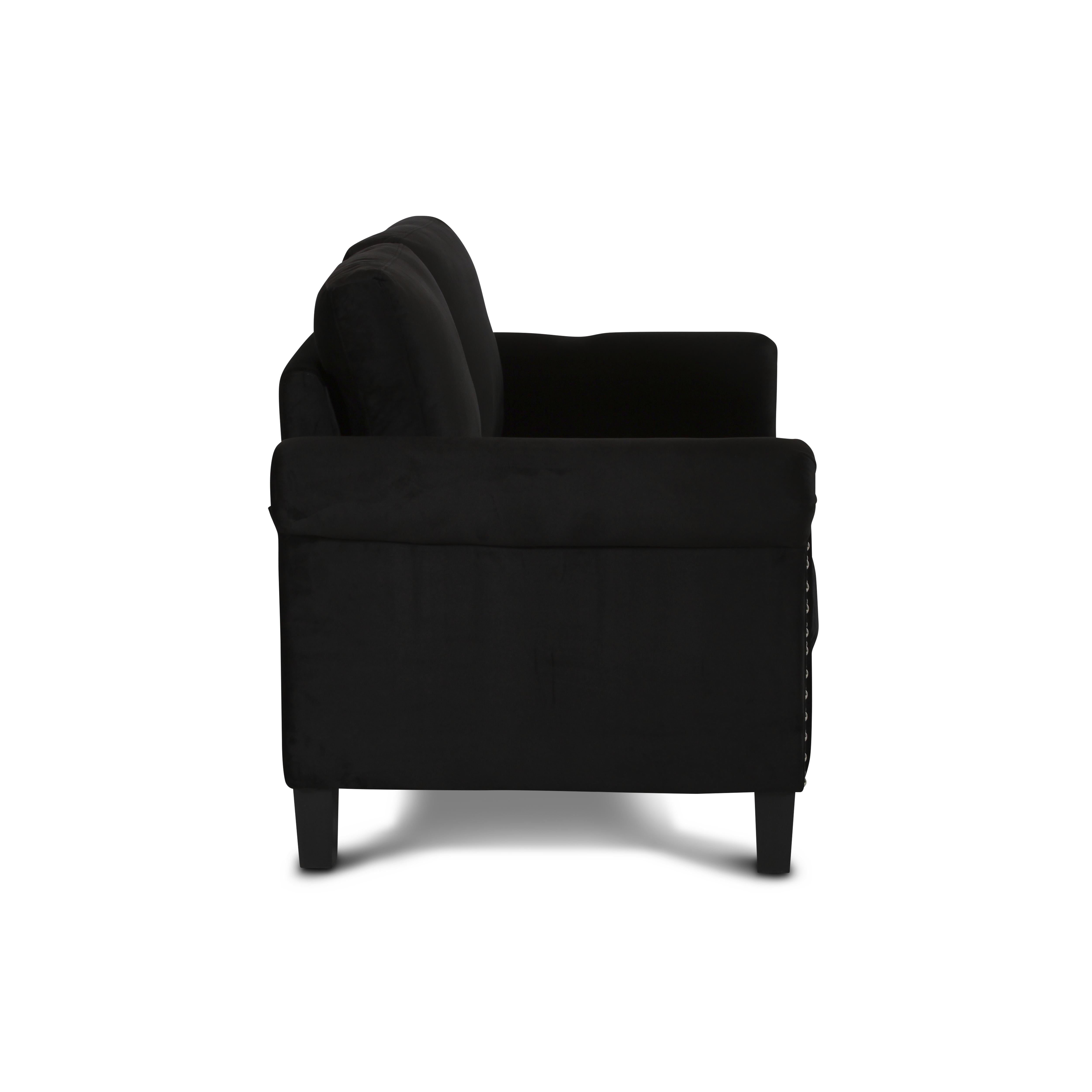 ALANI LOVESEAT-BLACK - Ideal Furniture (Fresno,CA) 