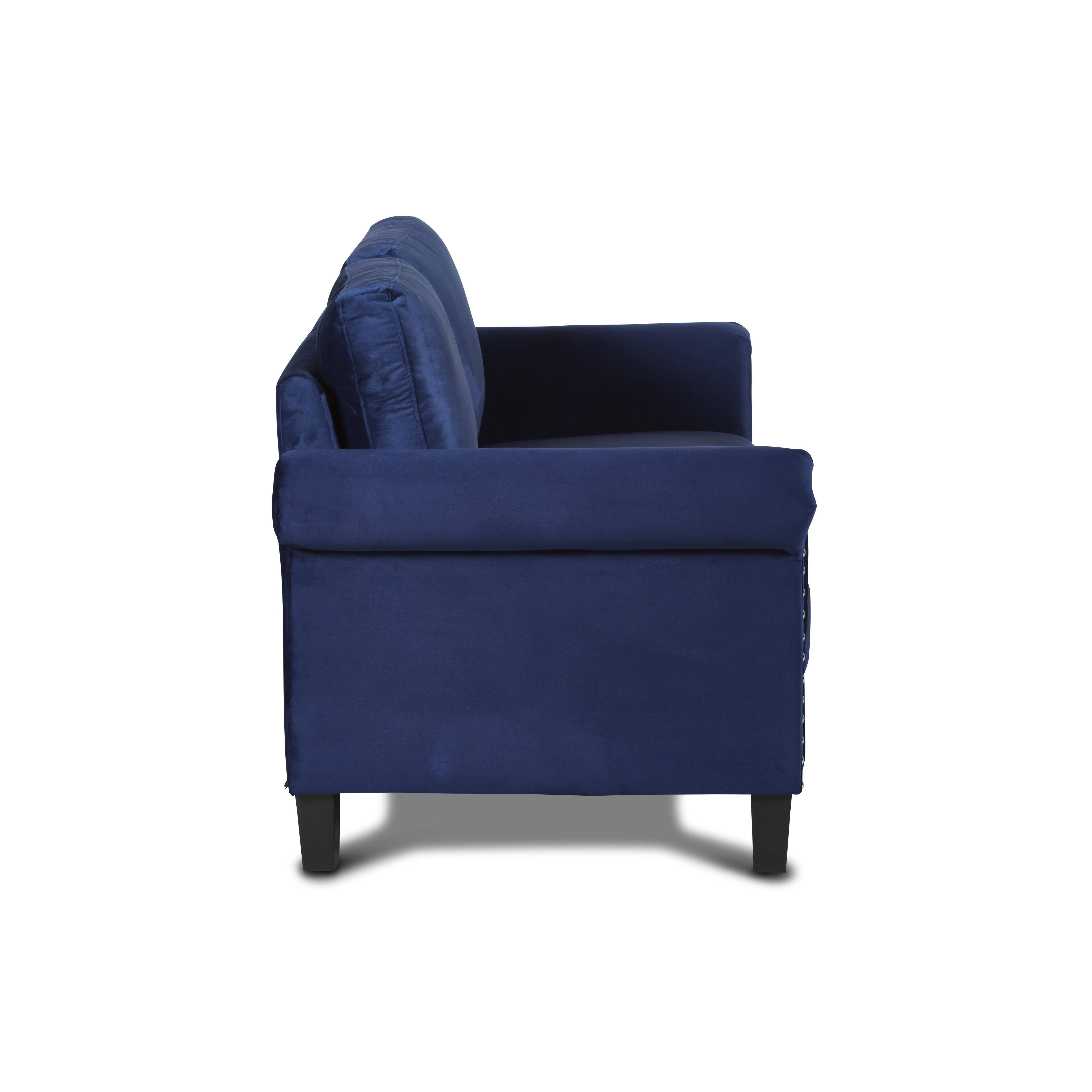 ALANI LOVESEAT-DEEP BLUE - Ideal Furniture (Fresno,CA) 
