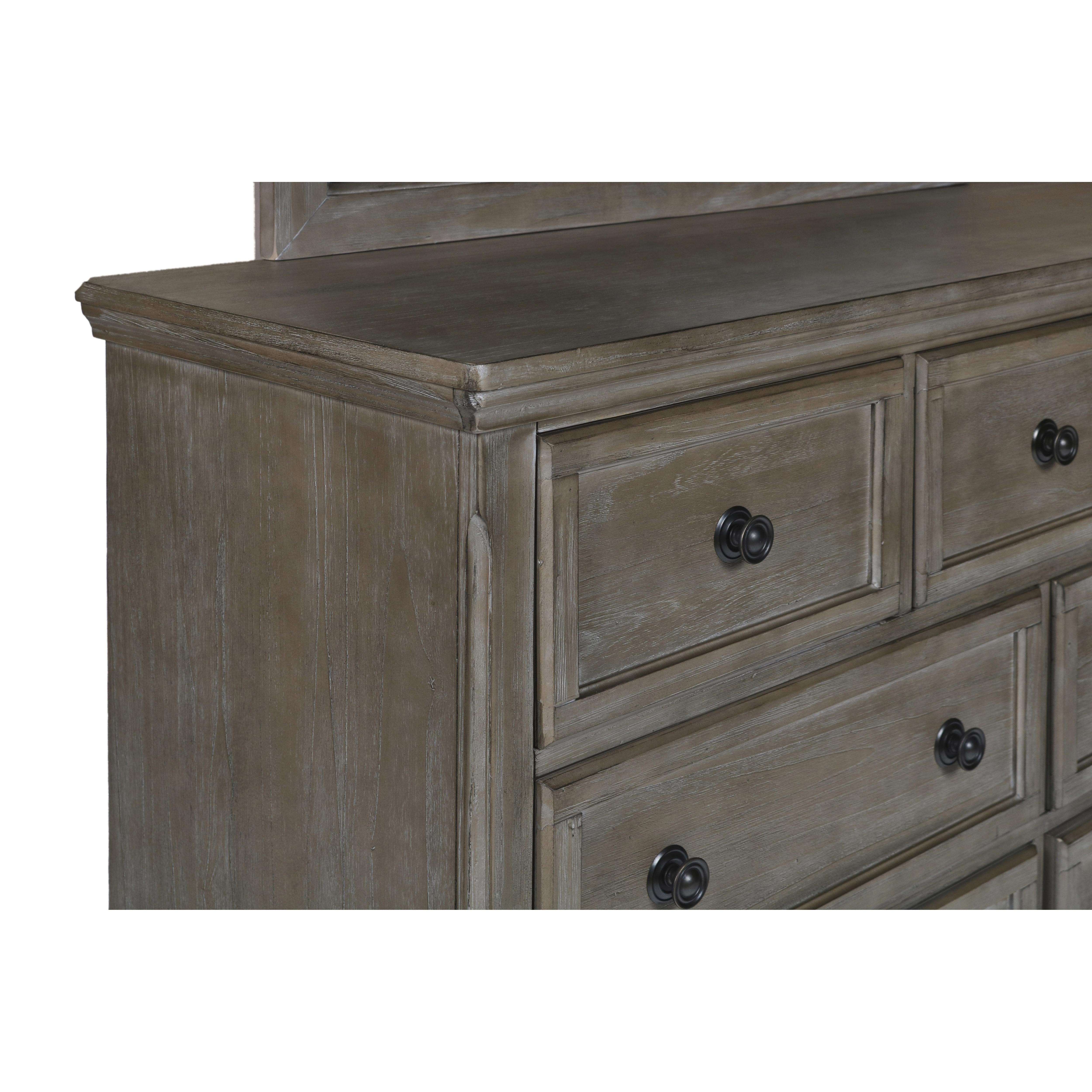ALLEGRA YOUTH MIRROR-PEWTER - Ideal Furniture (Fresno,CA) 