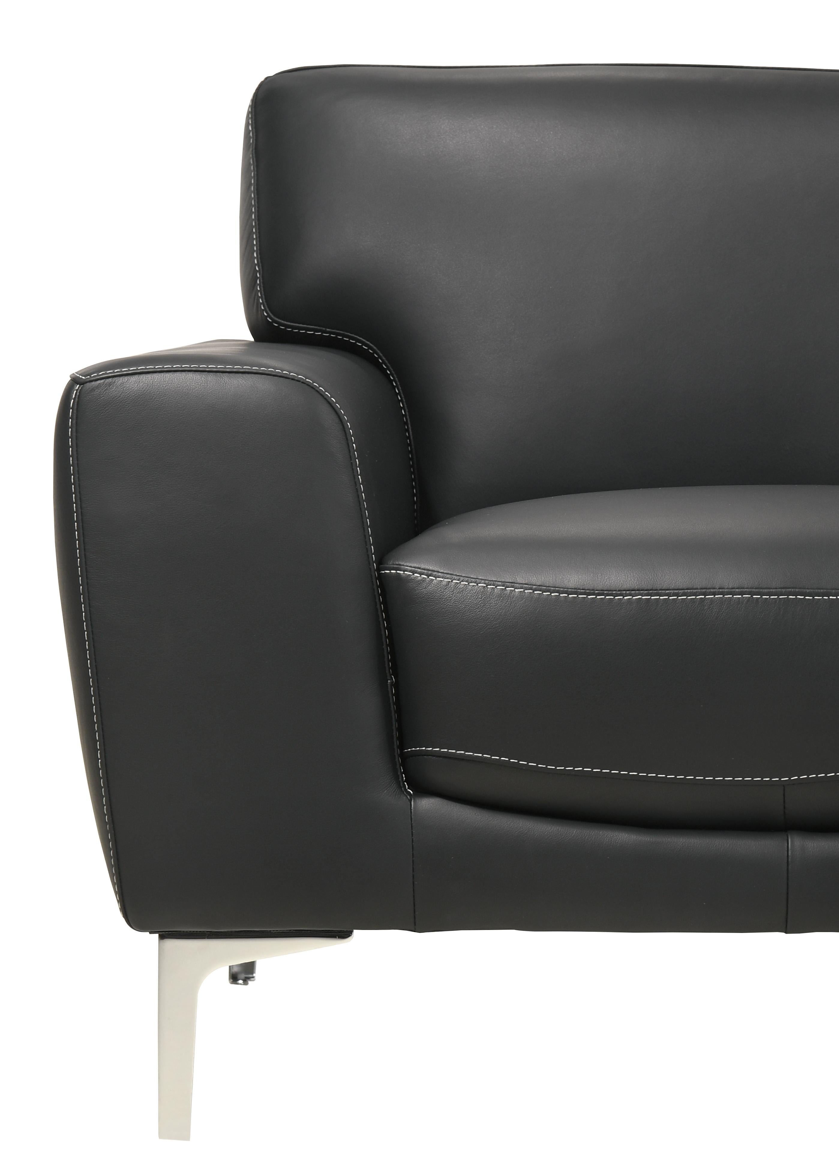 CARRARA LOVESEAT-BLACK - Ideal Furniture (Fresno,CA) 