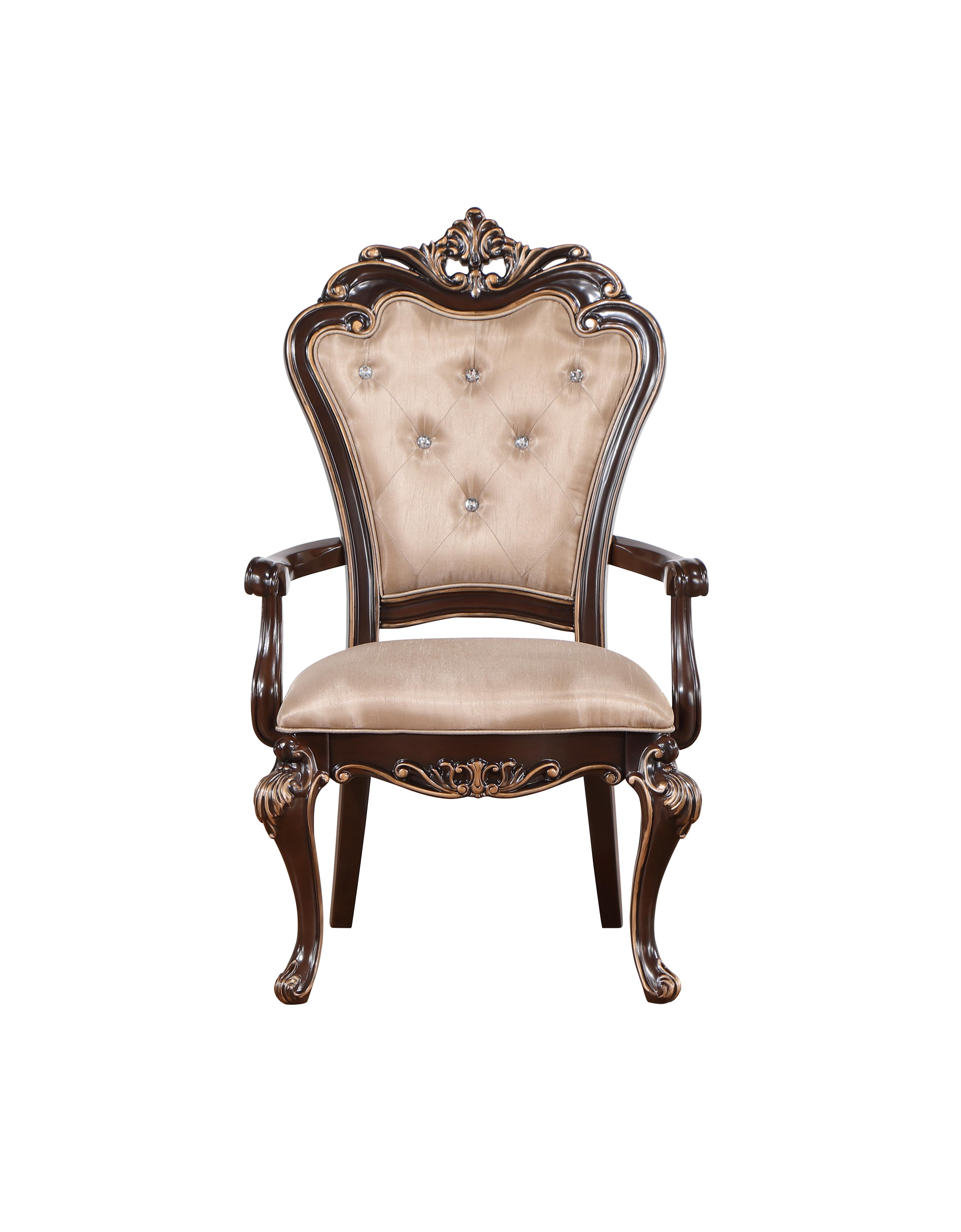 CONSTANTINE ARM CHAIR-CHERRY (2 PER CARTON) - Ideal Furniture (Fresno,CA) 