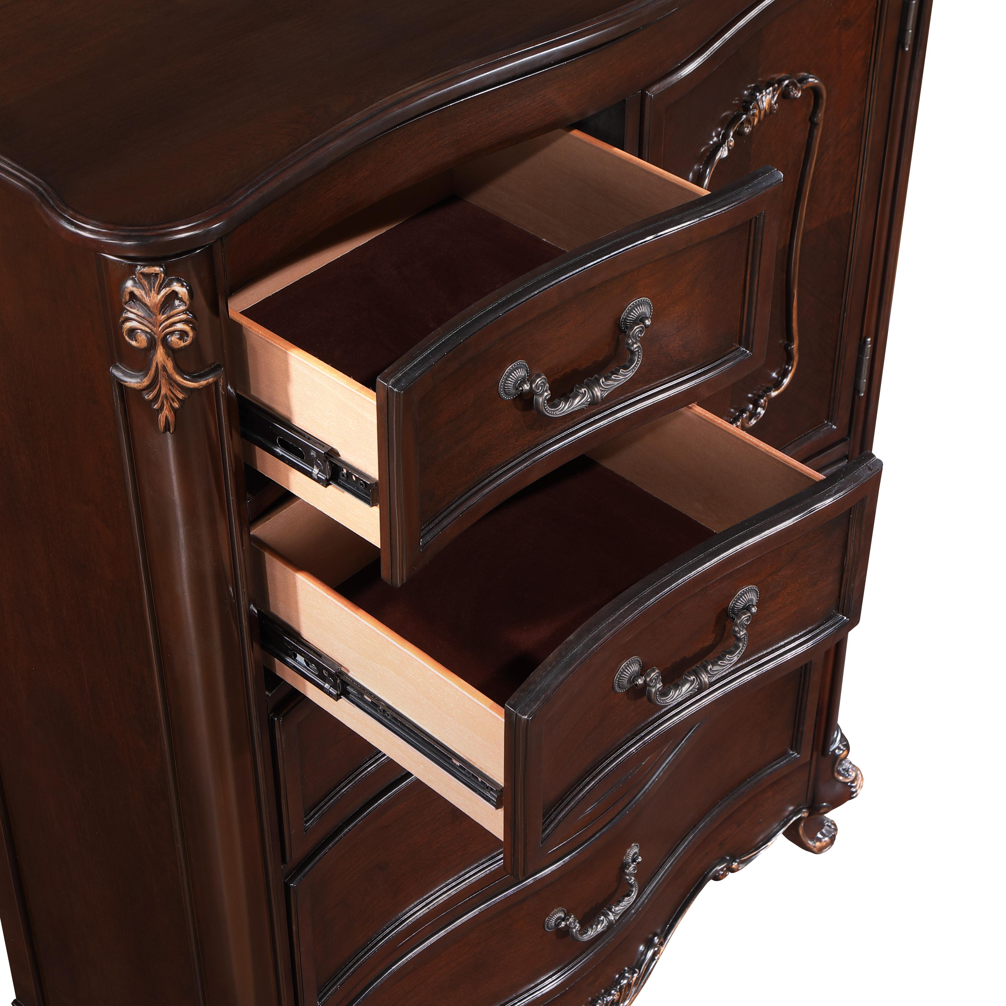 CONSTANTINE CHEST-CHERRY - Ideal Furniture (Fresno,CA) 