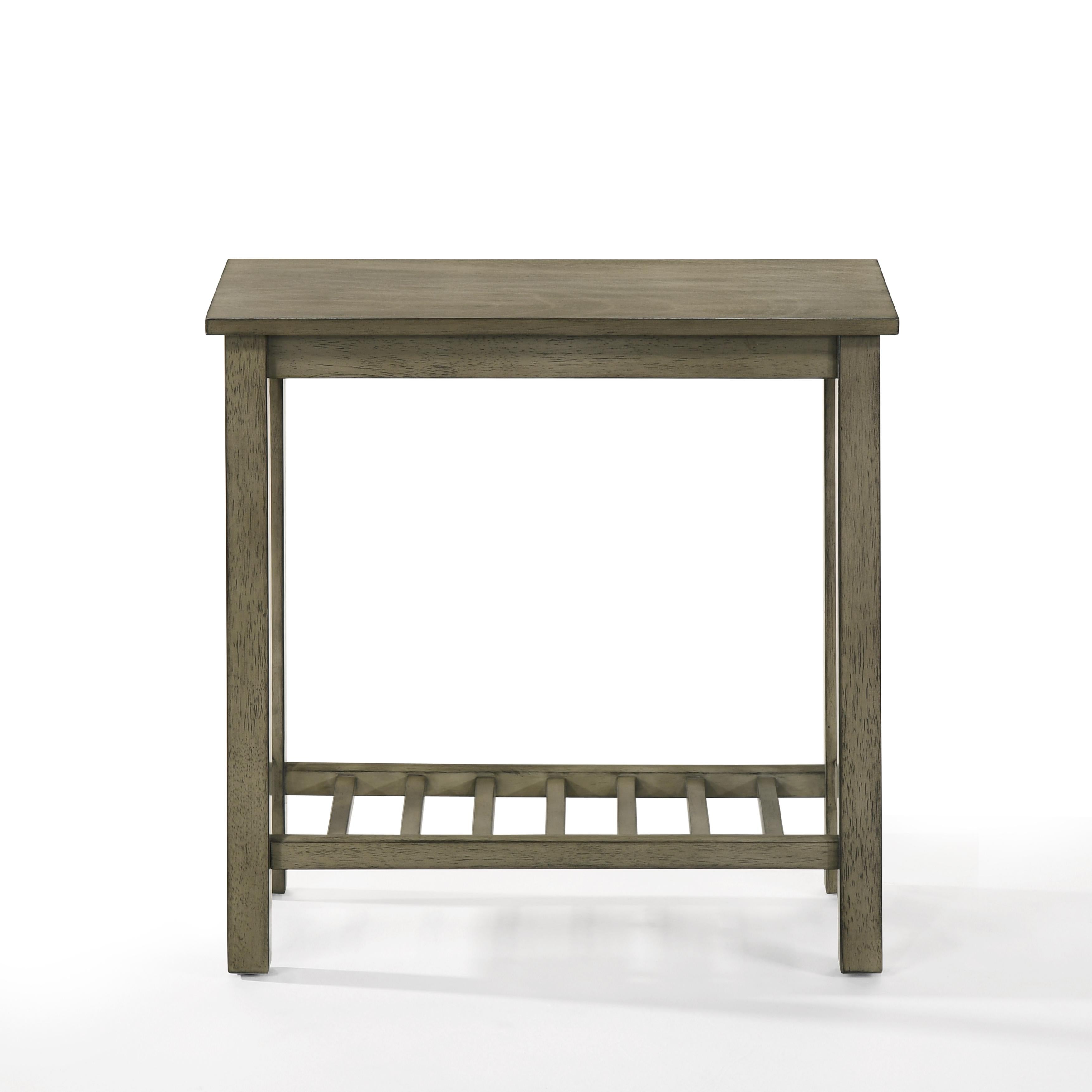 EDEN CHAIRSIDE TABLE-GRAY - Ideal Furniture (Fresno,CA) 