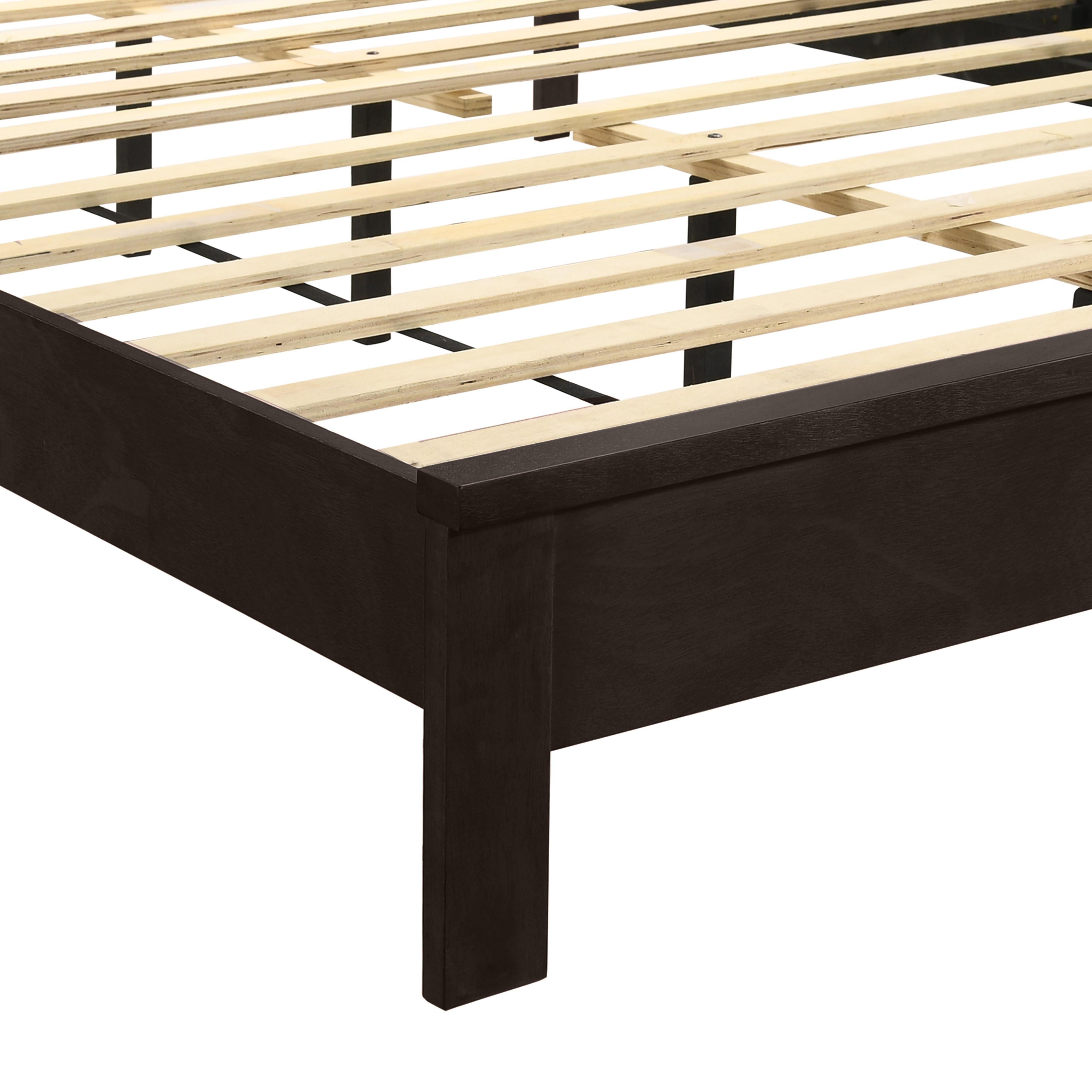 GEMINI 6/6 EK PANEL BED-HB/FB/RAILS-MERLOT - Ideal Furniture (Fresno,CA) 