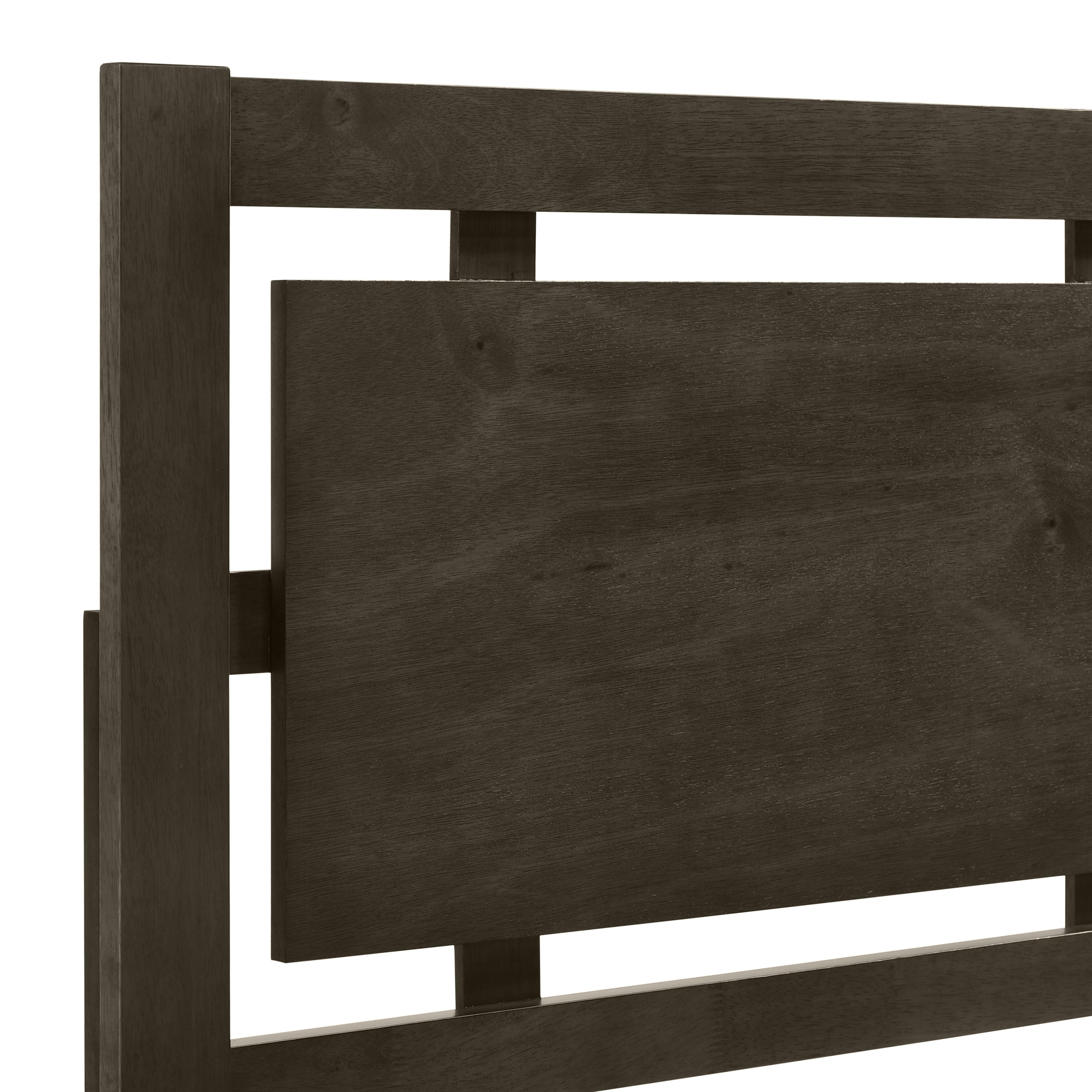 GEMINI 5/0 Q PANEL BED-HB/FB/RAILS-GRAY - Ideal Furniture (Fresno,CA) 