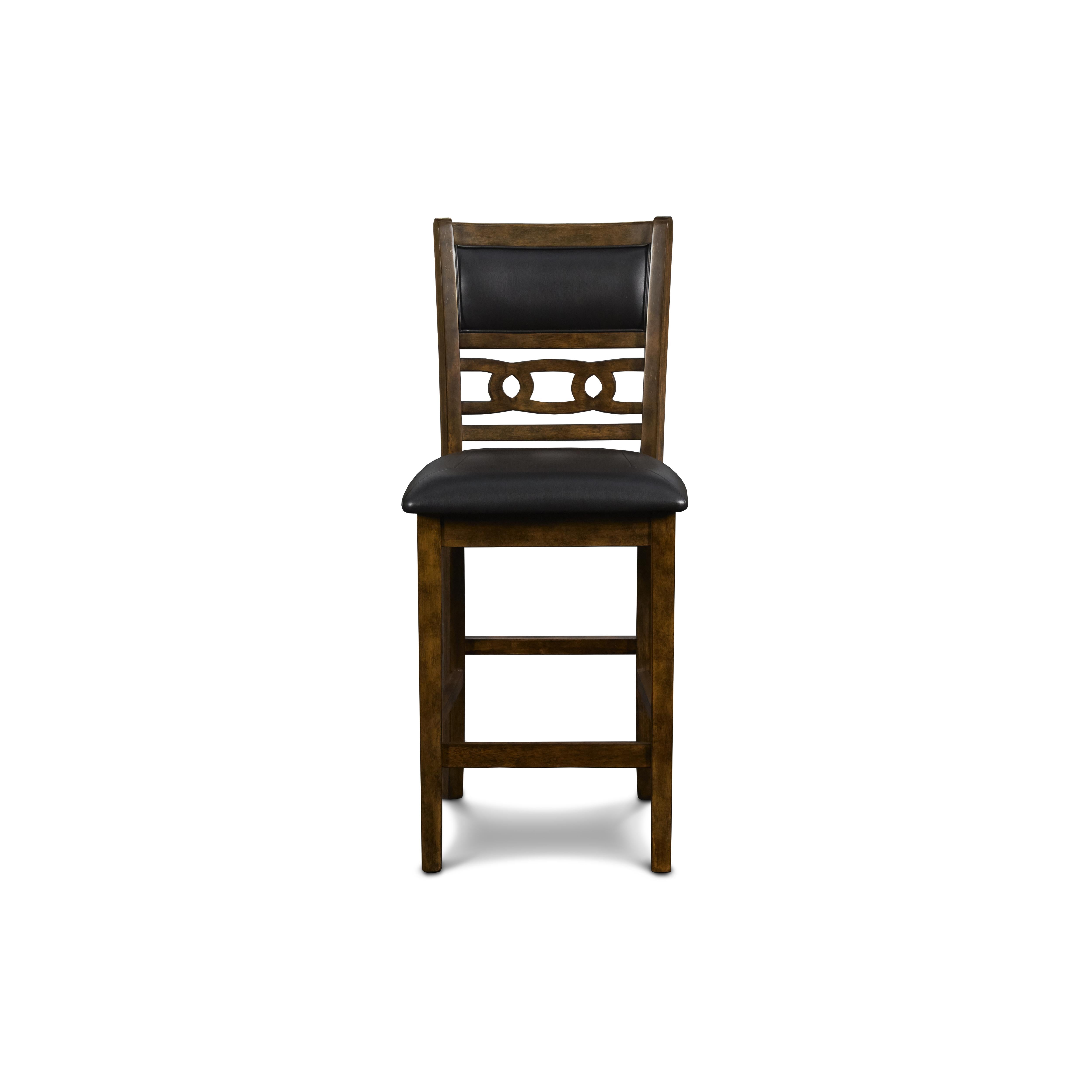GIA 42" COUNTER DROP LEAF TABLE W/2 CHAIRS-BROWN