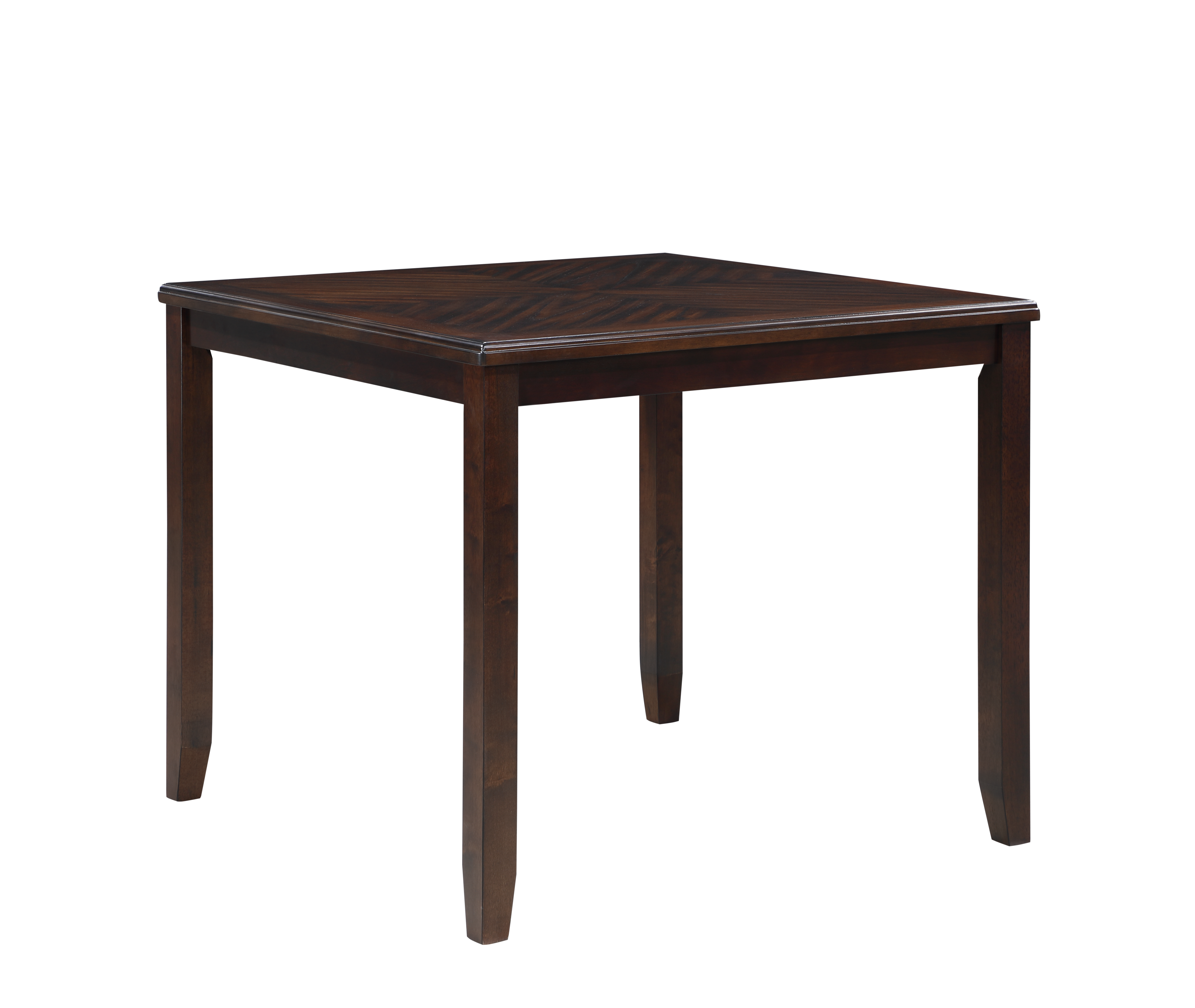 GIA 5PC 42" SQUARE COUNTER TABLE & 4 CHAIRS-CHERRY