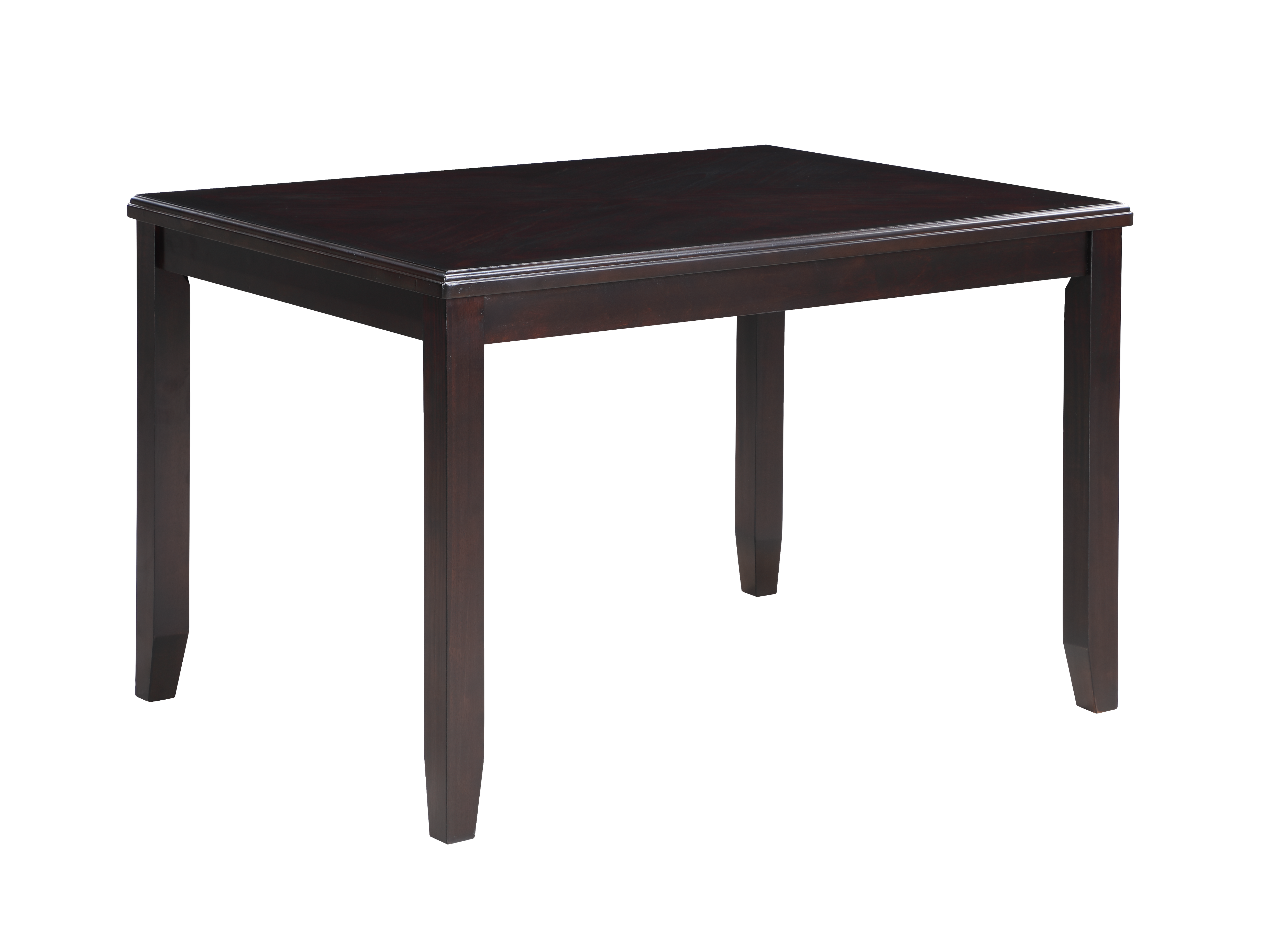 GIA 5PC 48" RECT. DINING TABLE & 4 CHAIRS-EBONY - Ideal Furniture (Fresno,CA) 