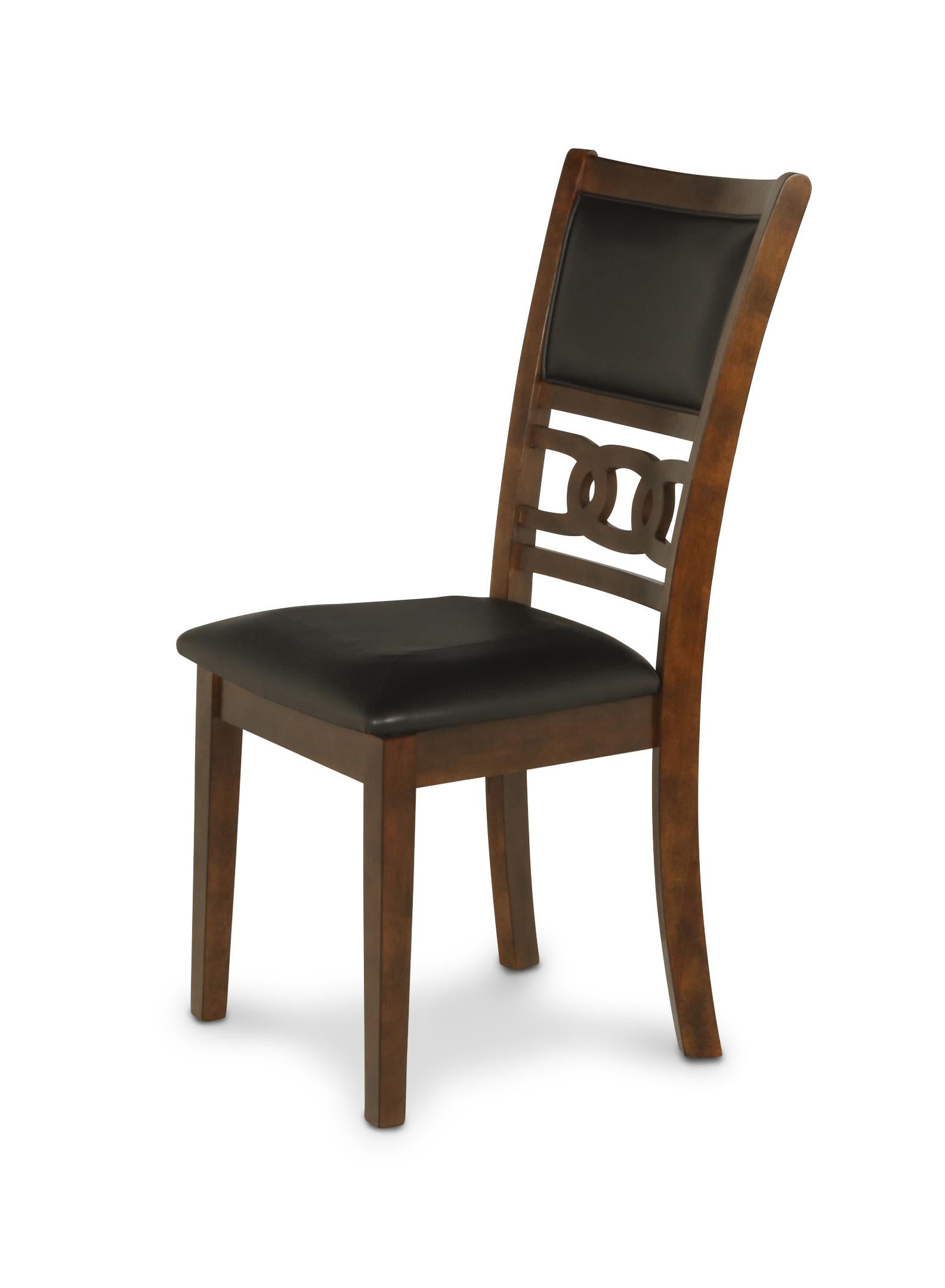 GIA ROUND DINING 5 PC SET-BROWN - Ideal Furniture (Fresno,CA) 