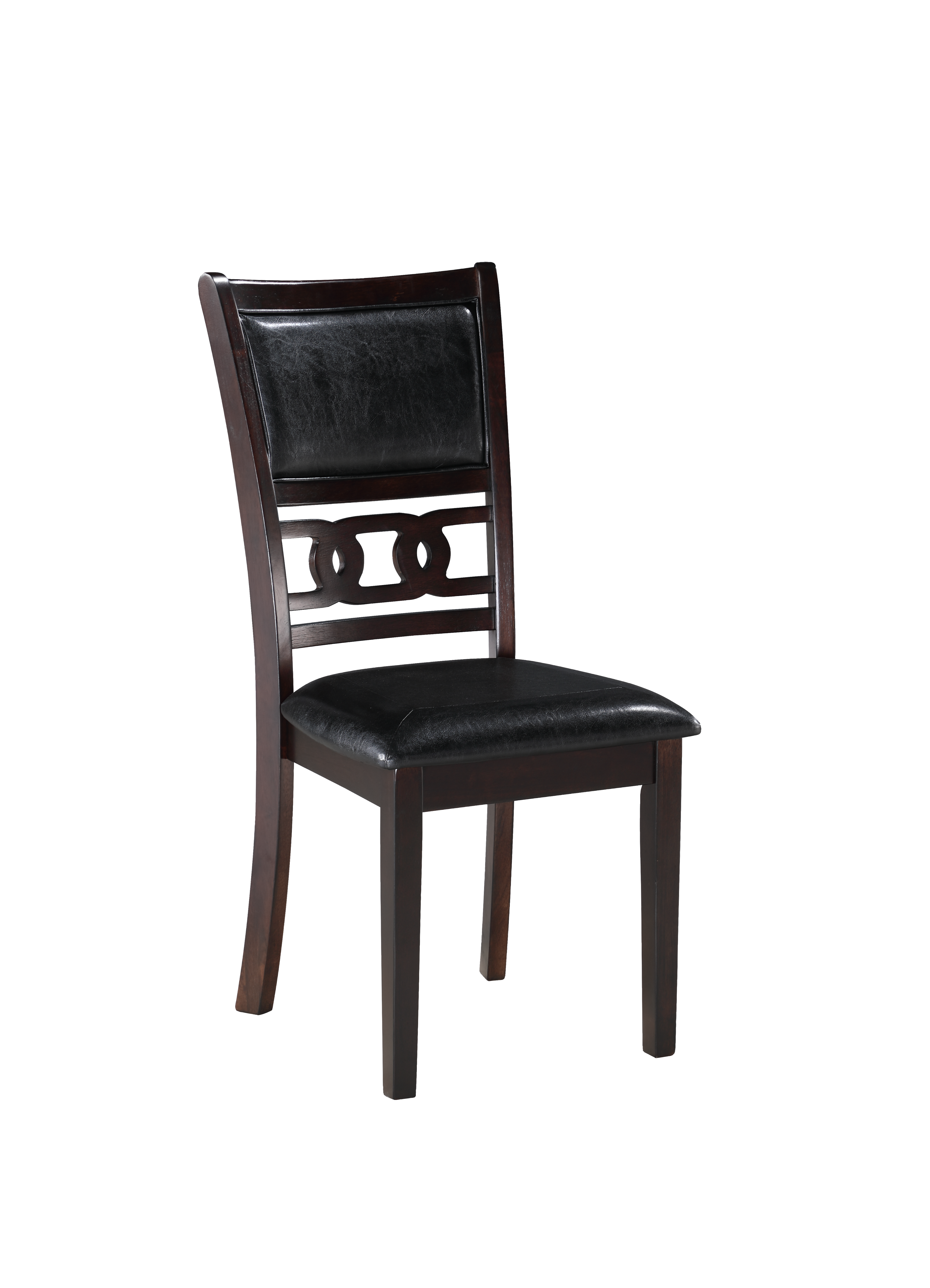 GIA 5PC 48" RECT. DINING TABLE & 4 CHAIRS-EBONY - Ideal Furniture (Fresno,CA) 