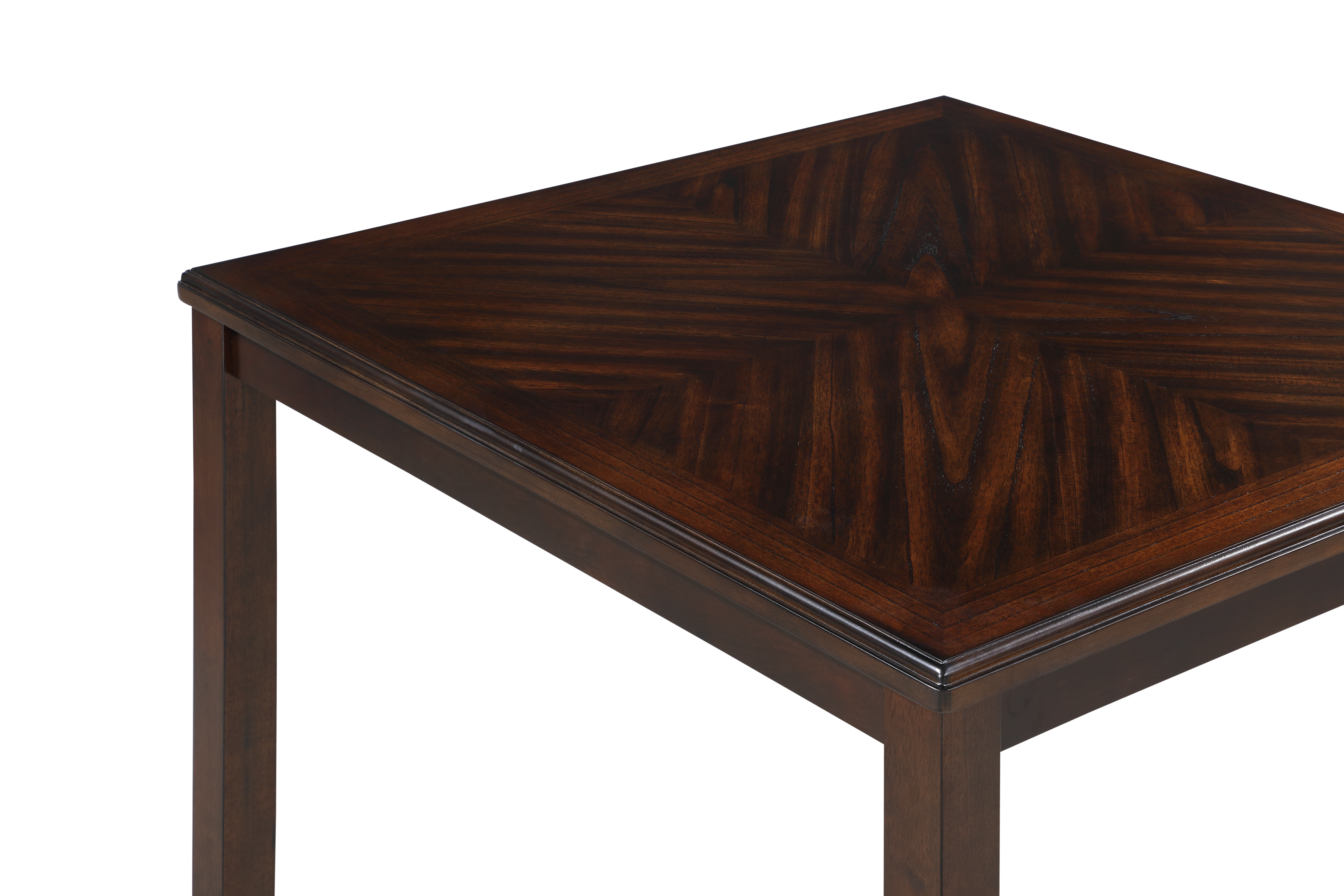 GIA 5PC 42" SQUARE COUNTER TABLE & 4 CHAIRS-CHERRY - Ideal Furniture (Fresno,CA) 