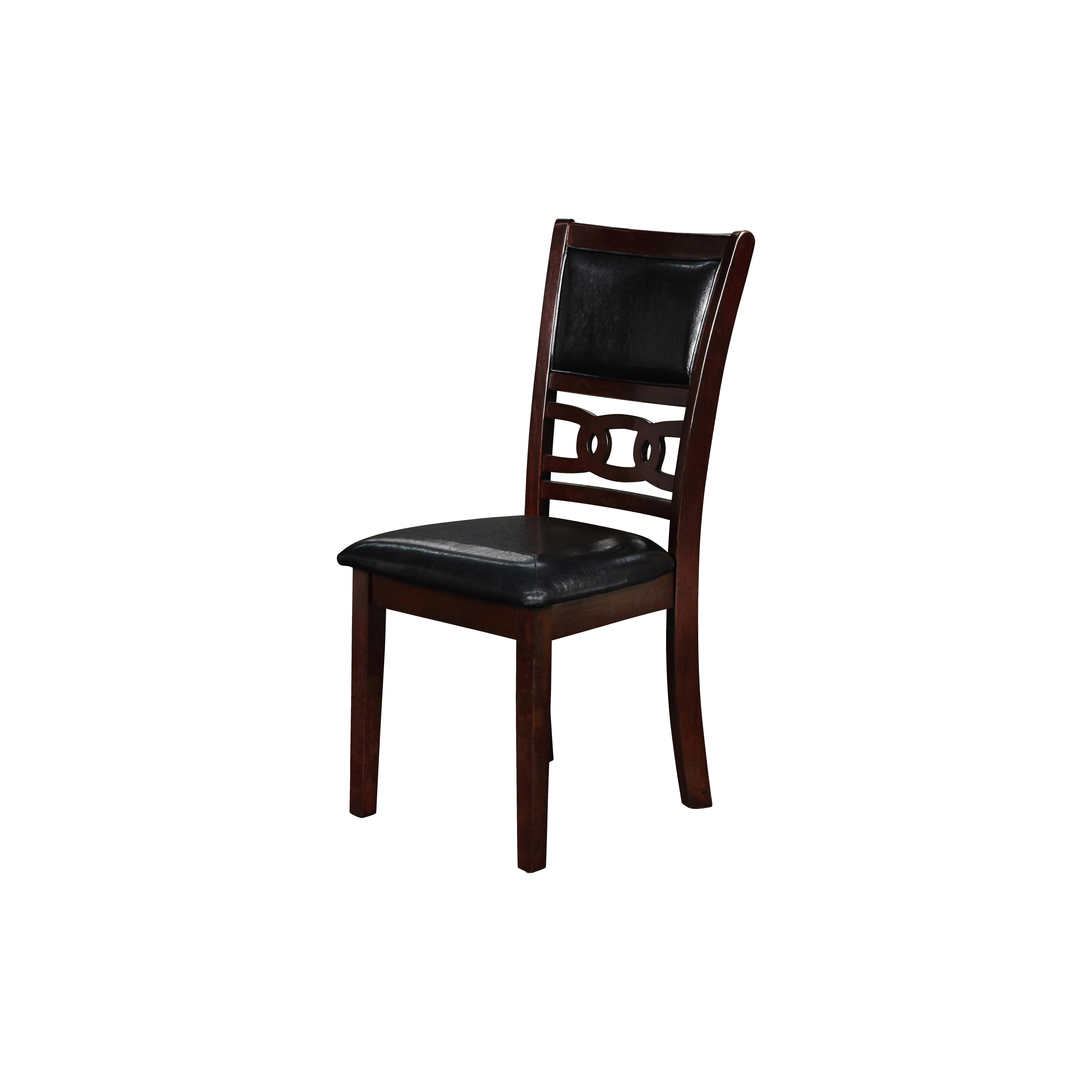 GIA ROUND DINING 5 PC SET-EBONY - Ideal Furniture (Fresno,CA) 