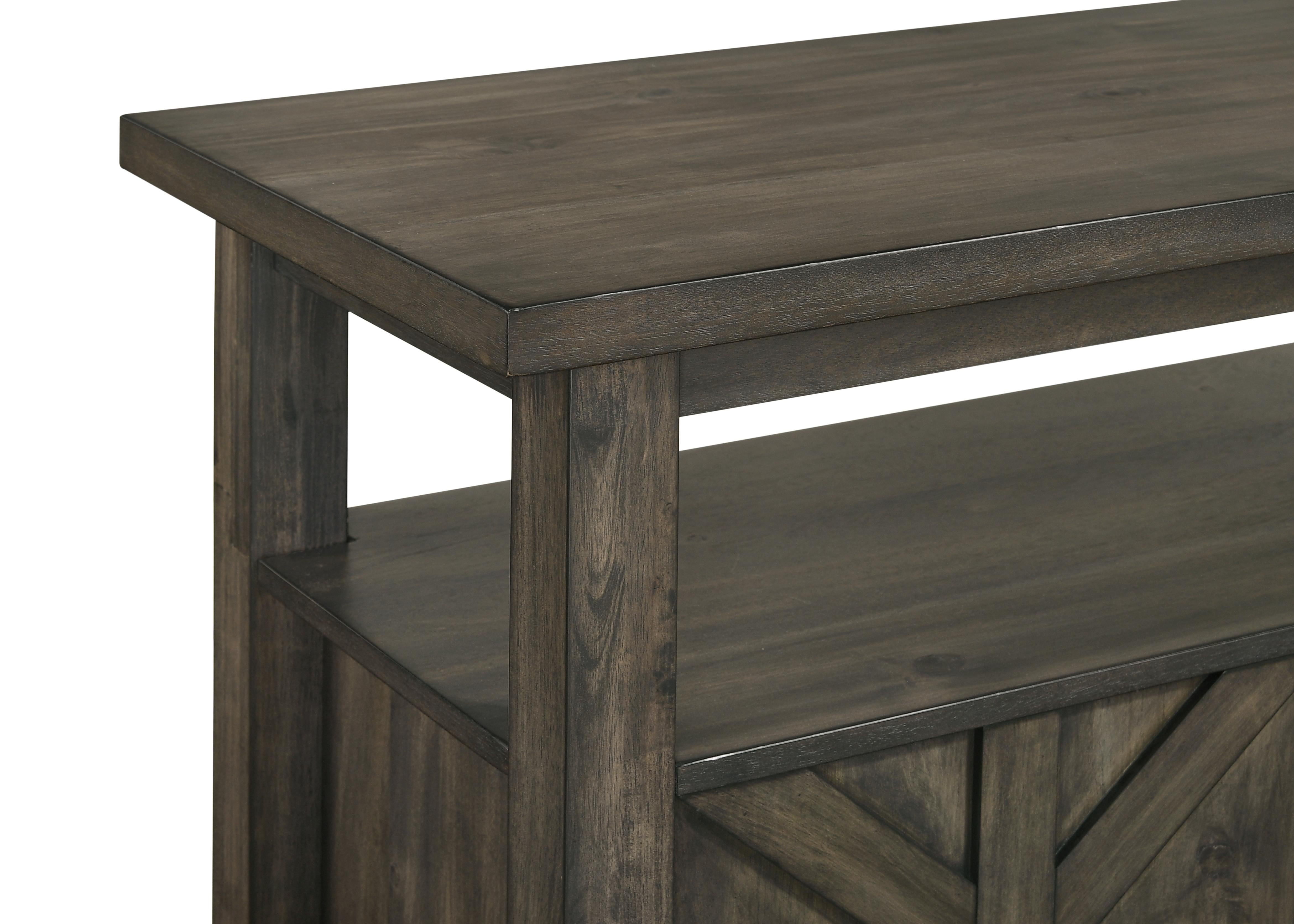 GULLIVER SERVER-RUSTIC BROWN - Ideal Furniture (Fresno,CA) 