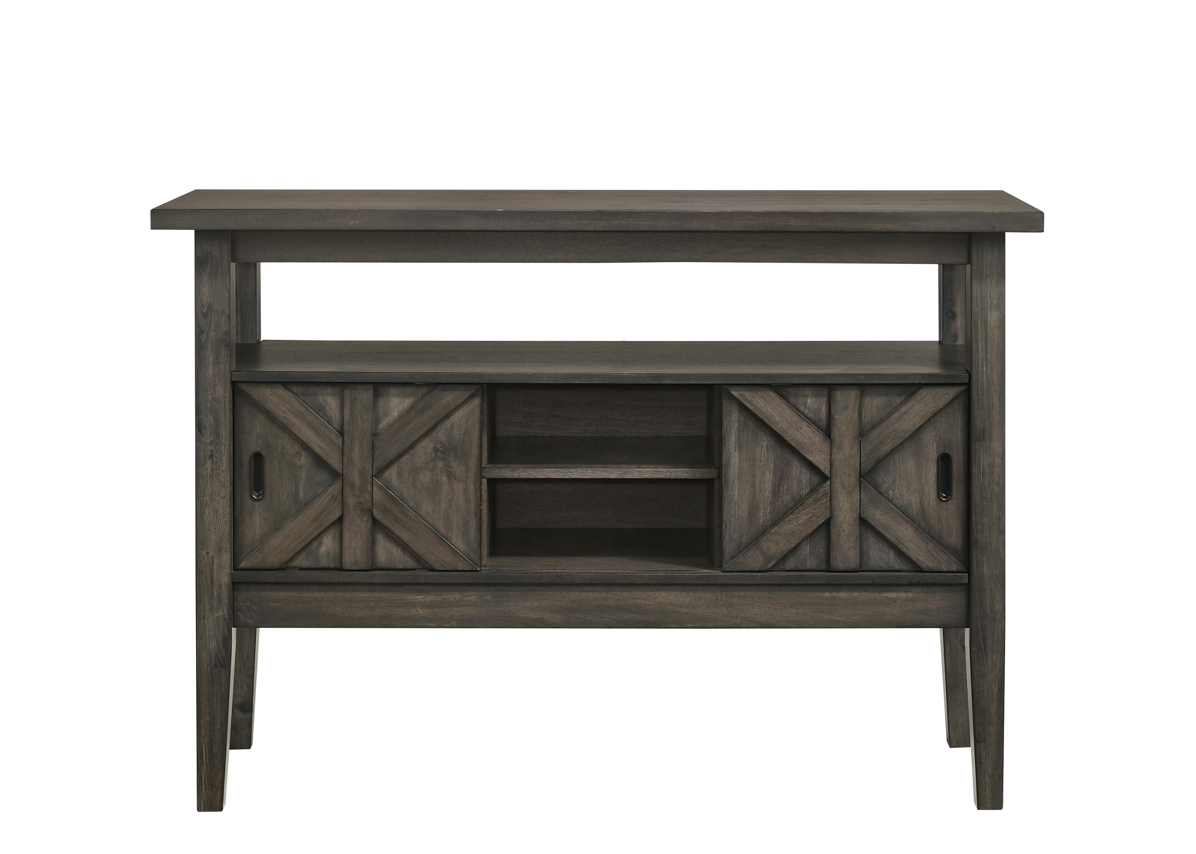 GULLIVER SERVER-RUSTIC BROWN - Ideal Furniture (Fresno,CA) 
