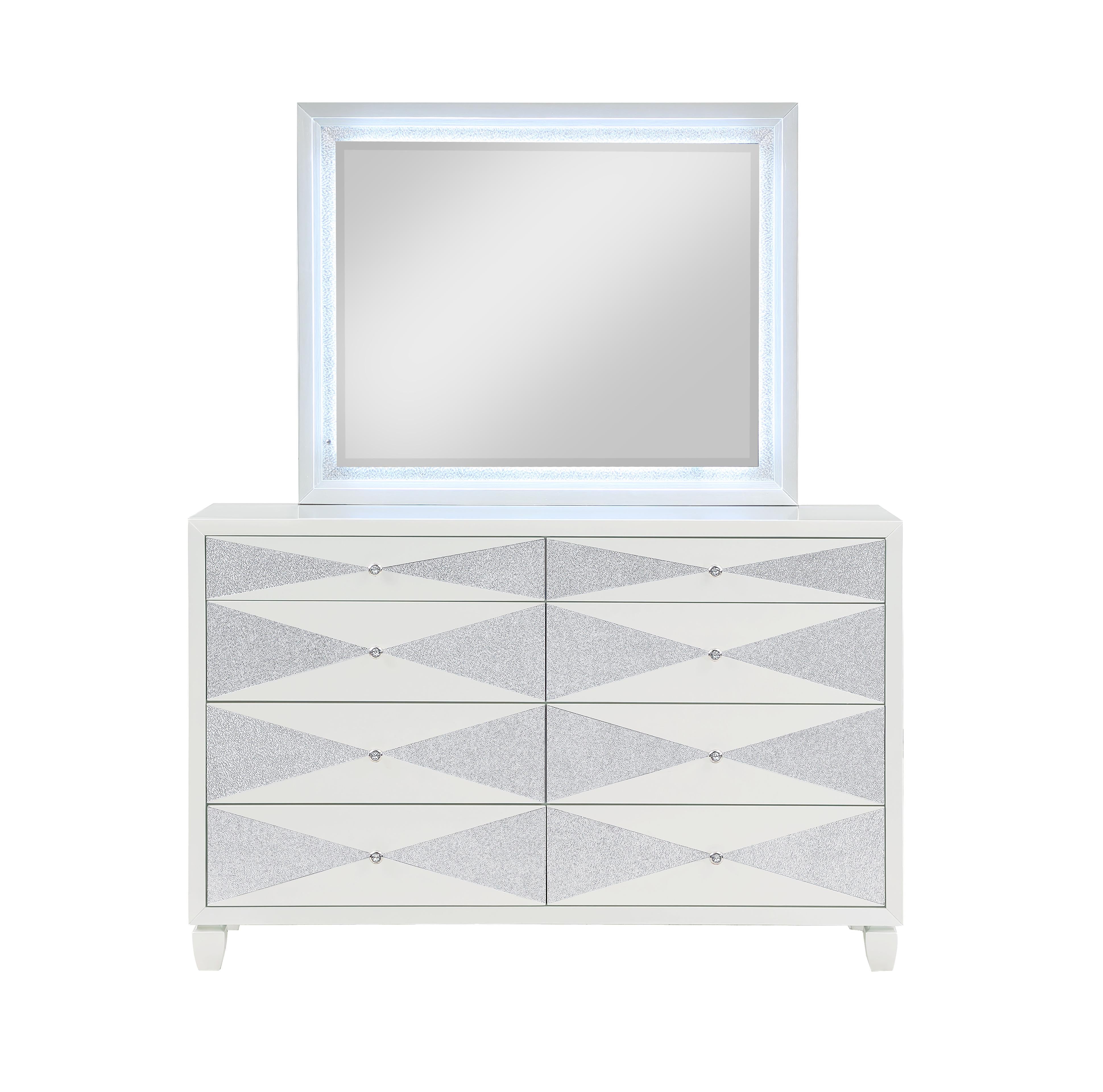 HARLEQUIN DRESSER-PLATINUM - Ideal Furniture (Fresno,CA) 