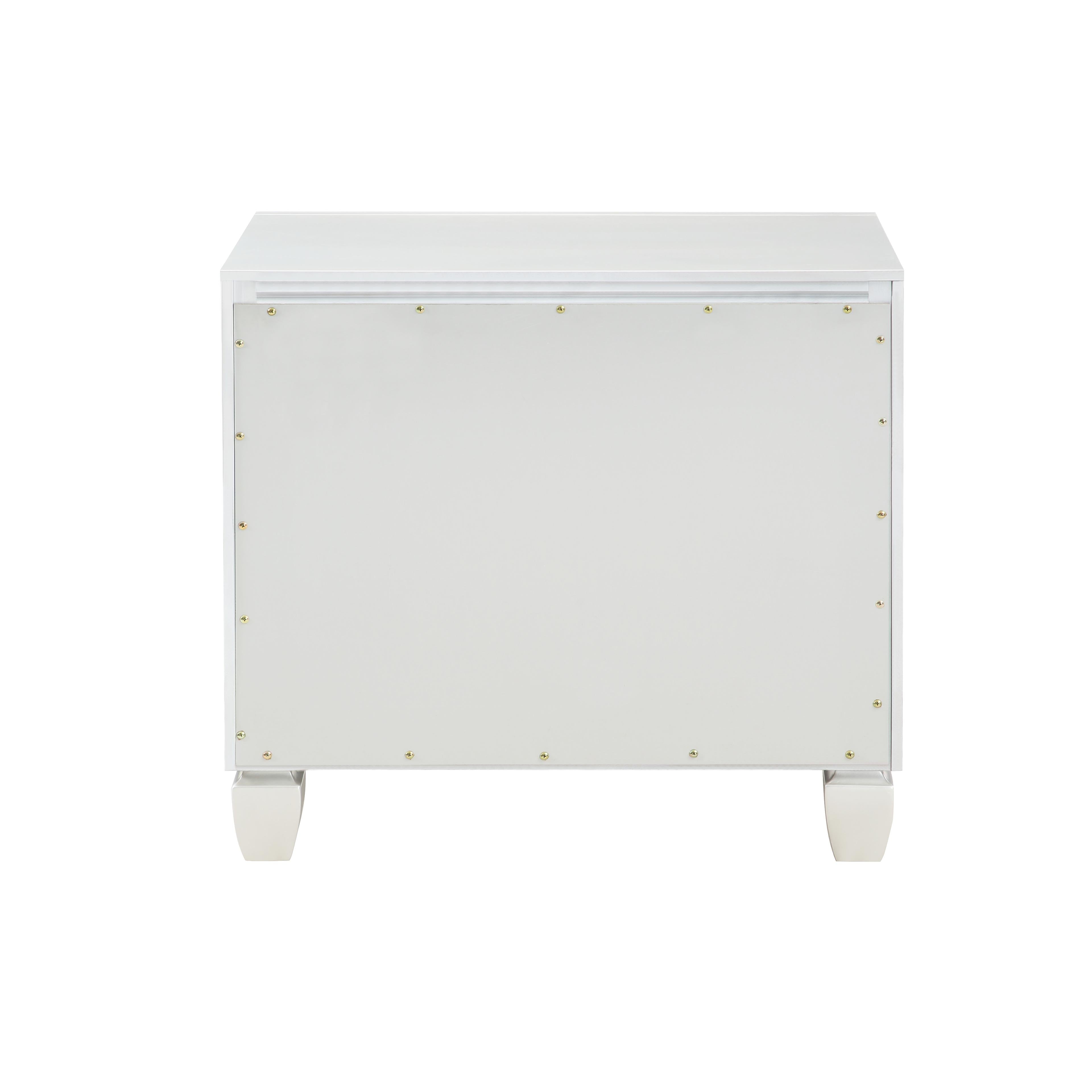 HARLEQUIN NIGHTSTAND-PLATINUM - Ideal Furniture (Fresno,CA) 