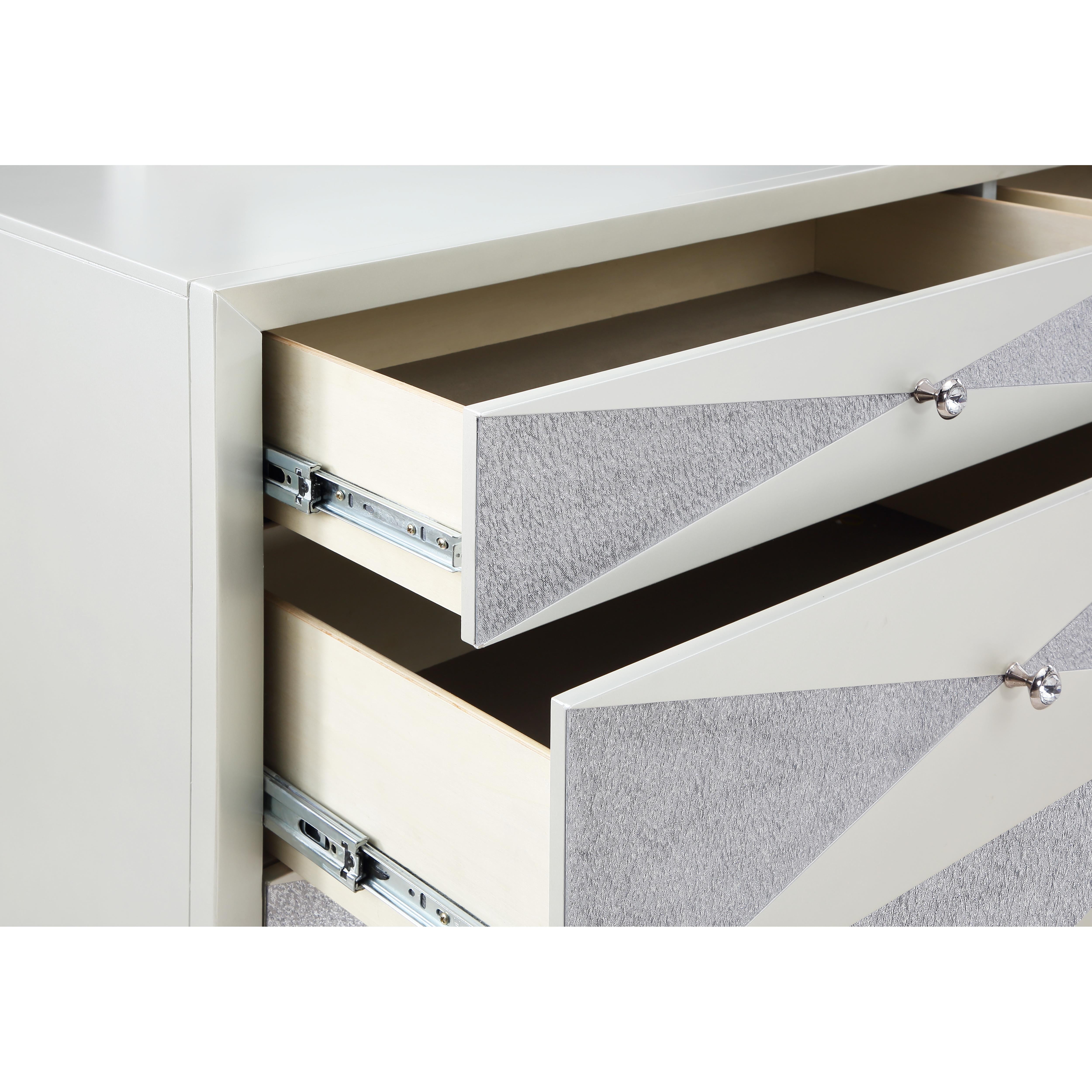 HARLEQUIN DRESSER-PLATINUM - Ideal Furniture (Fresno,CA) 