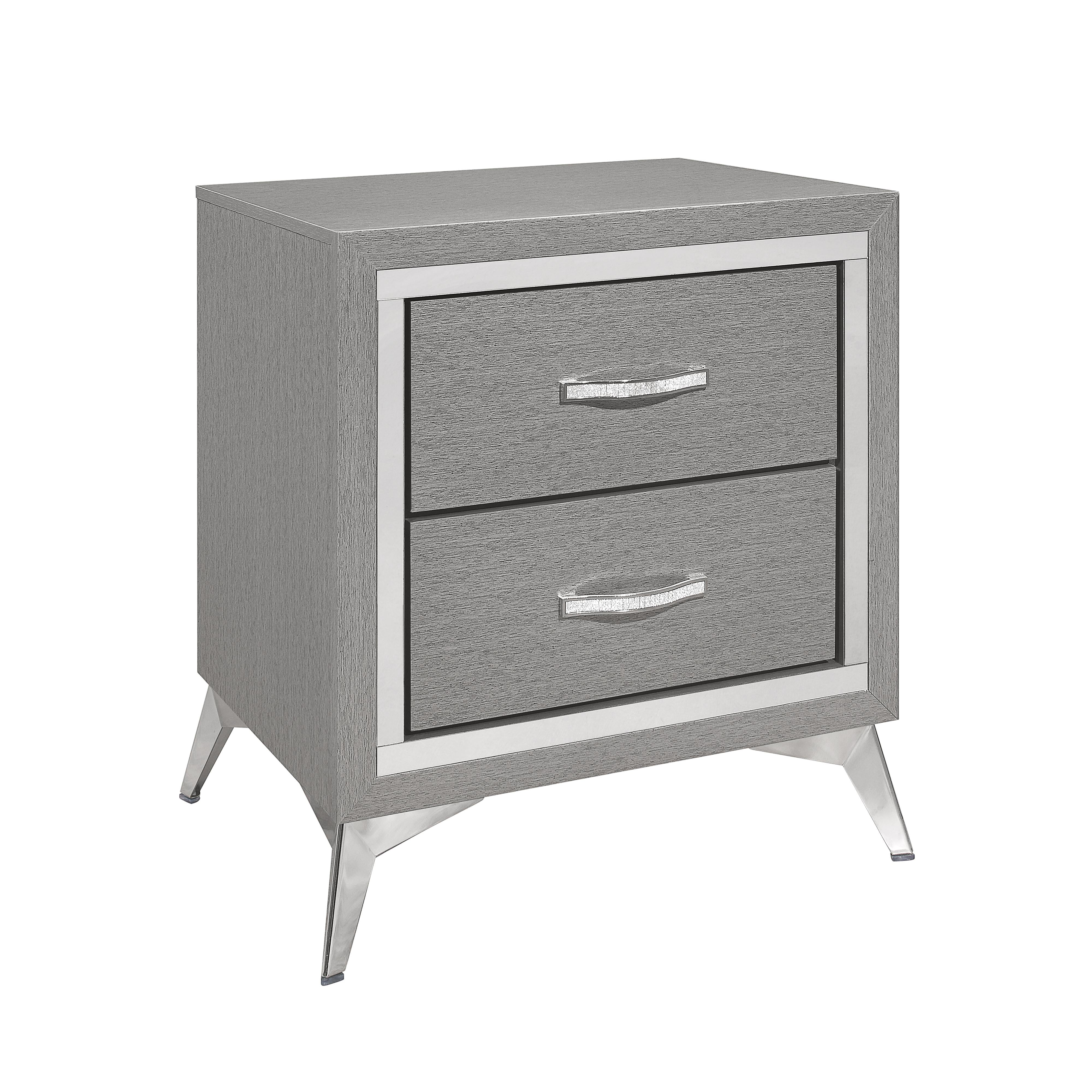 HUXLEY NIGHTSTAND-GRAY
