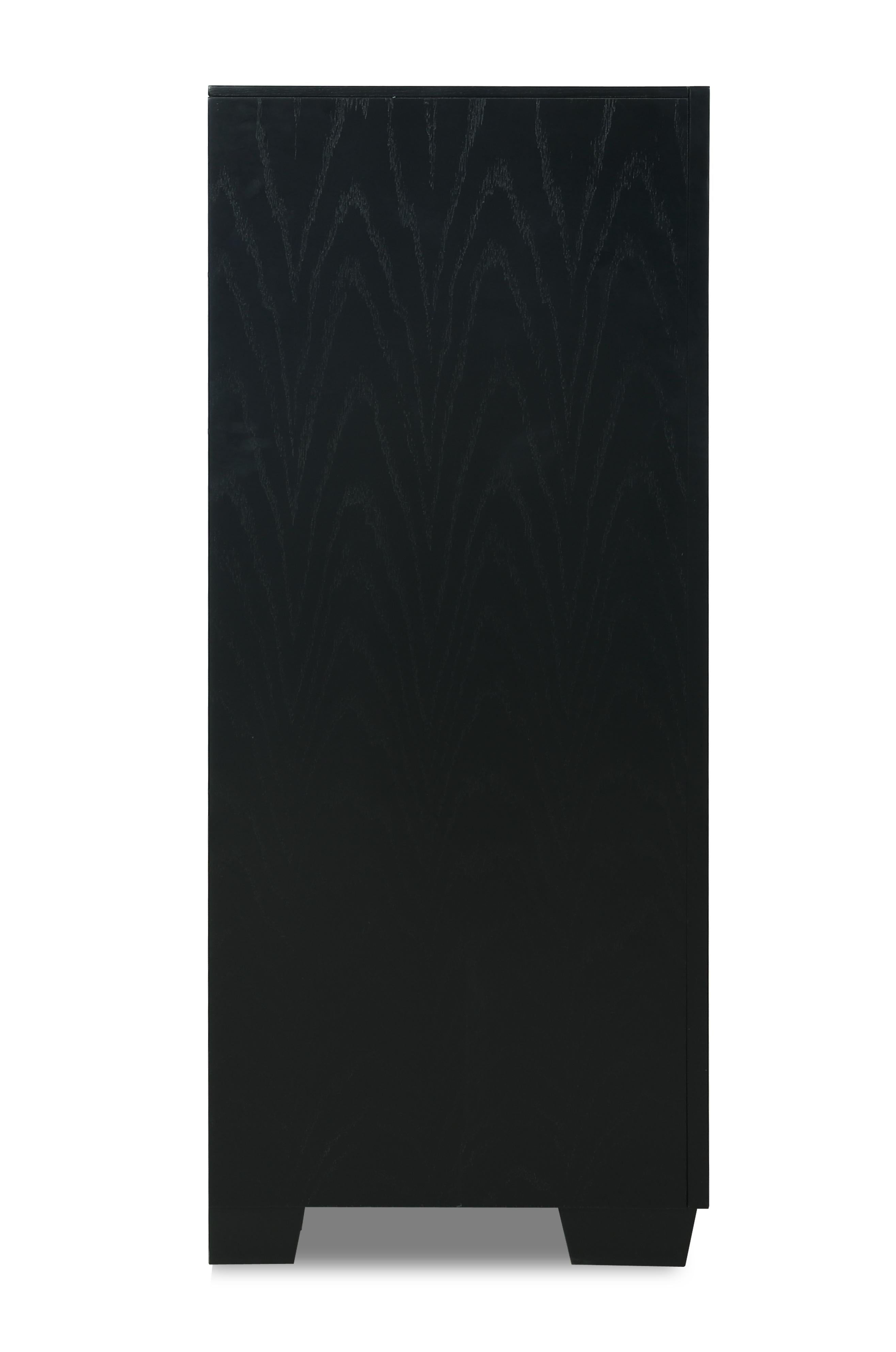 LUXOR CHEST-BLACK/SILVER - Ideal Furniture (Fresno,CA) 