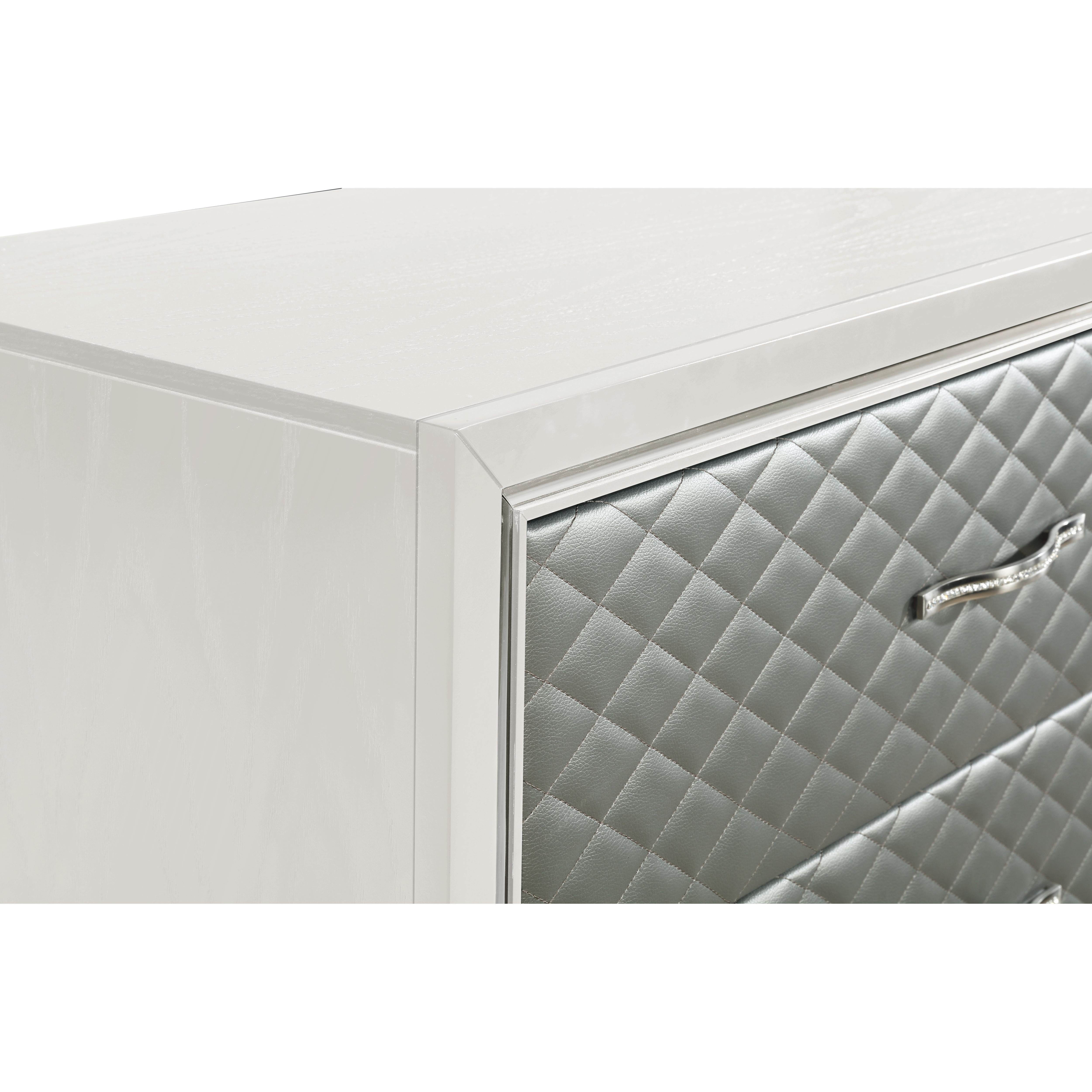 LUXOR CHEST-WHITE - Ideal Furniture (Fresno,CA) 